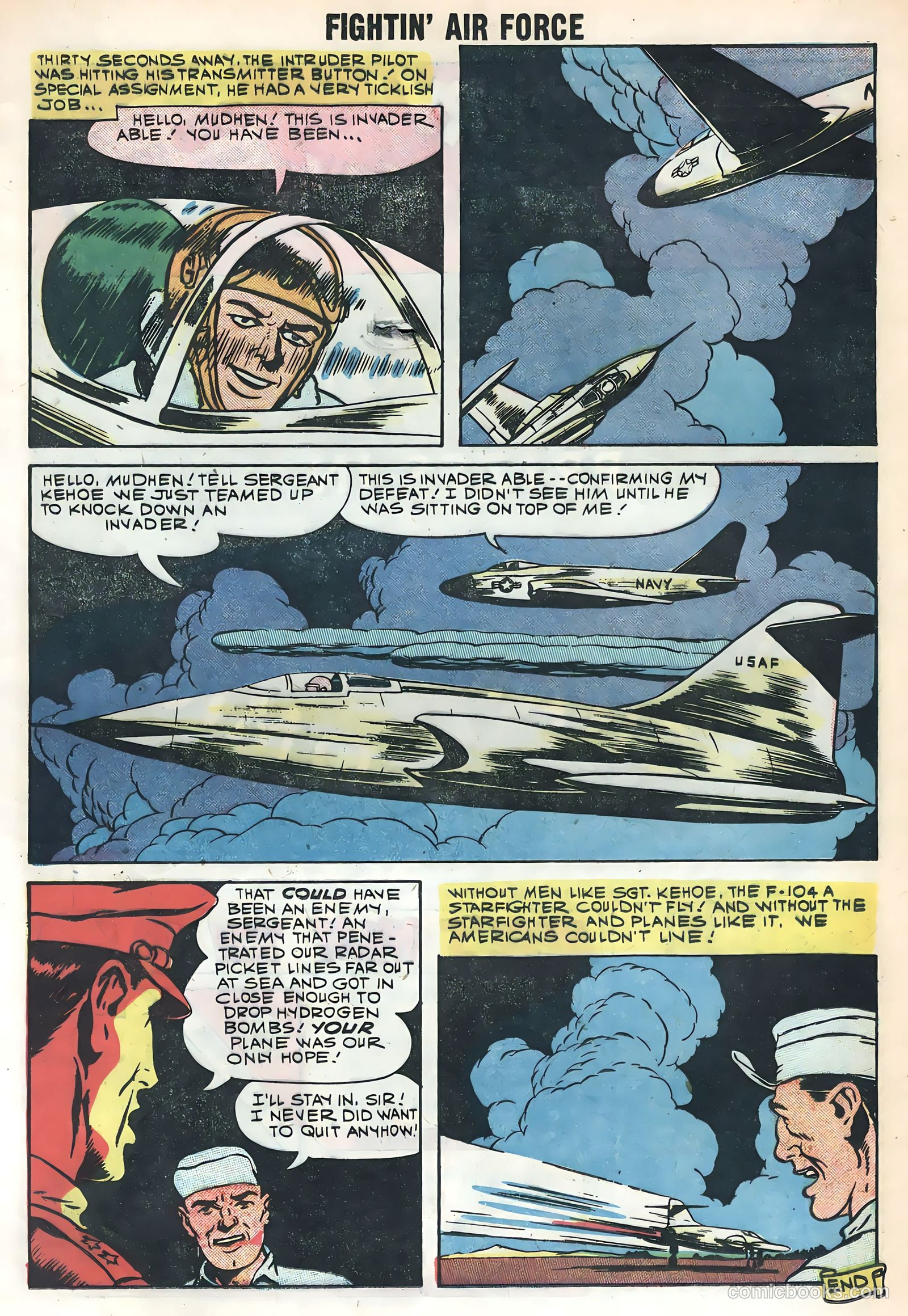 Fightin' Air Force #16 — page 17 of 36