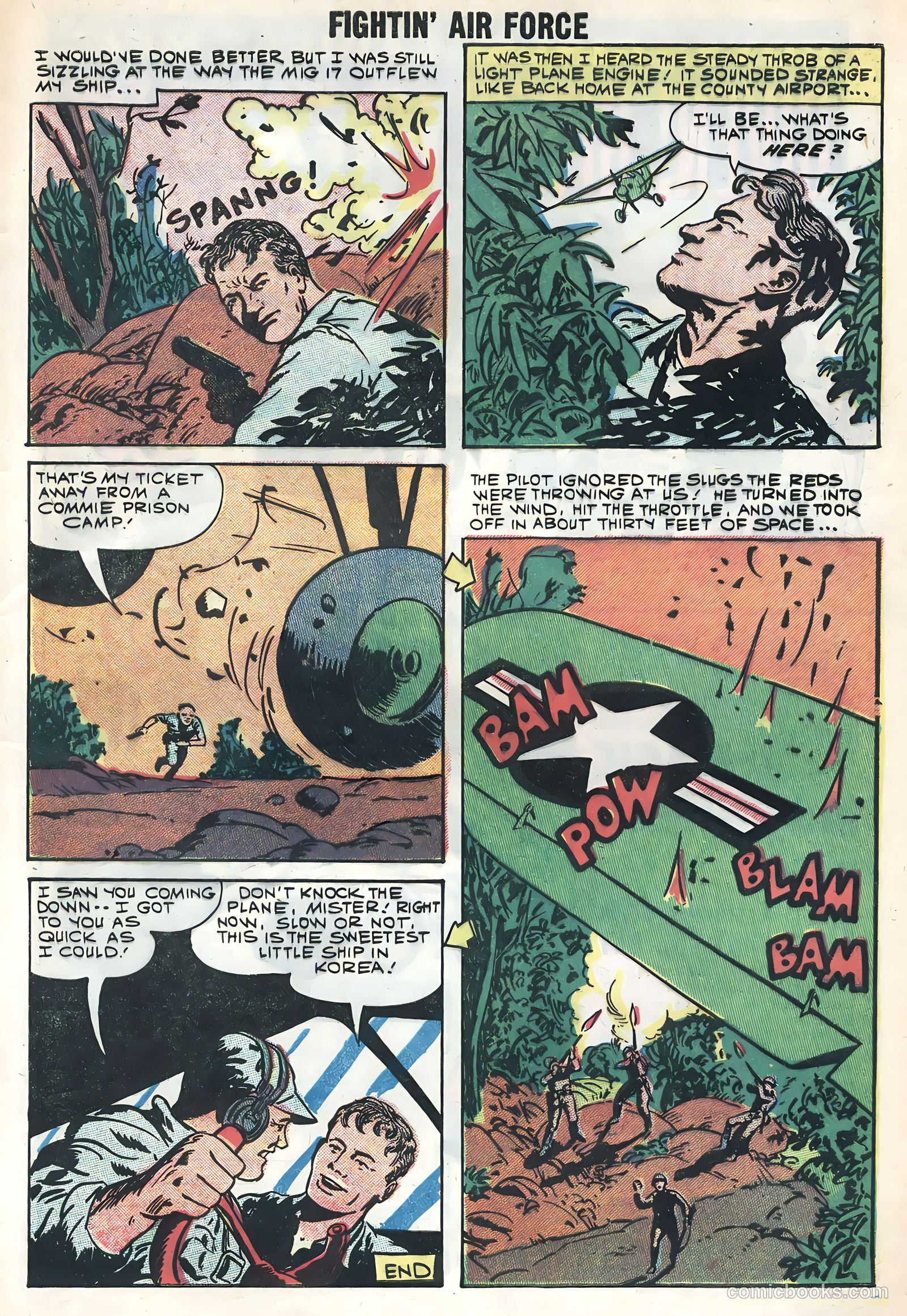Fightin' Air Force #16 — page 33 of 36