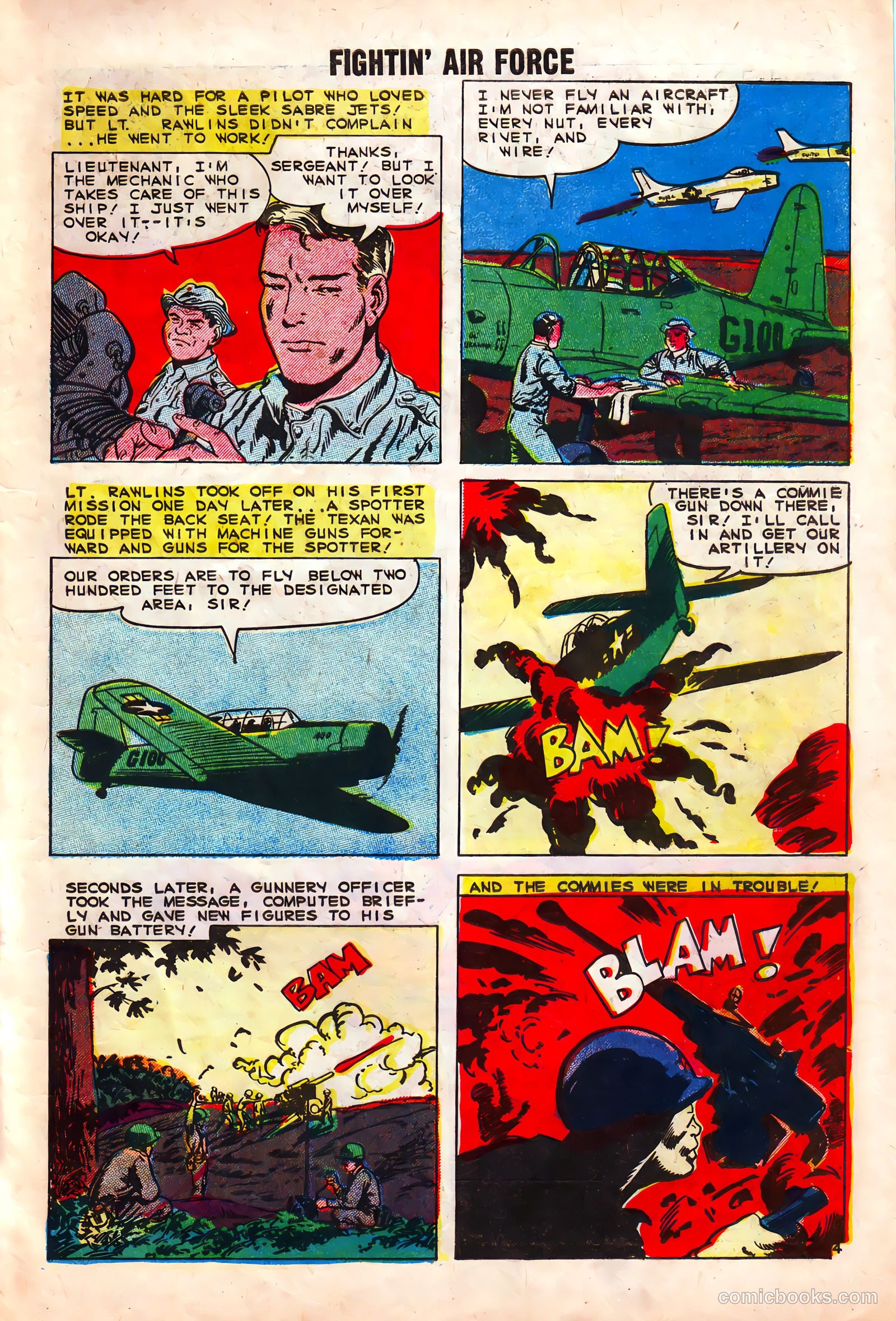 Fightin' Air Force #17 — page 7 of 36