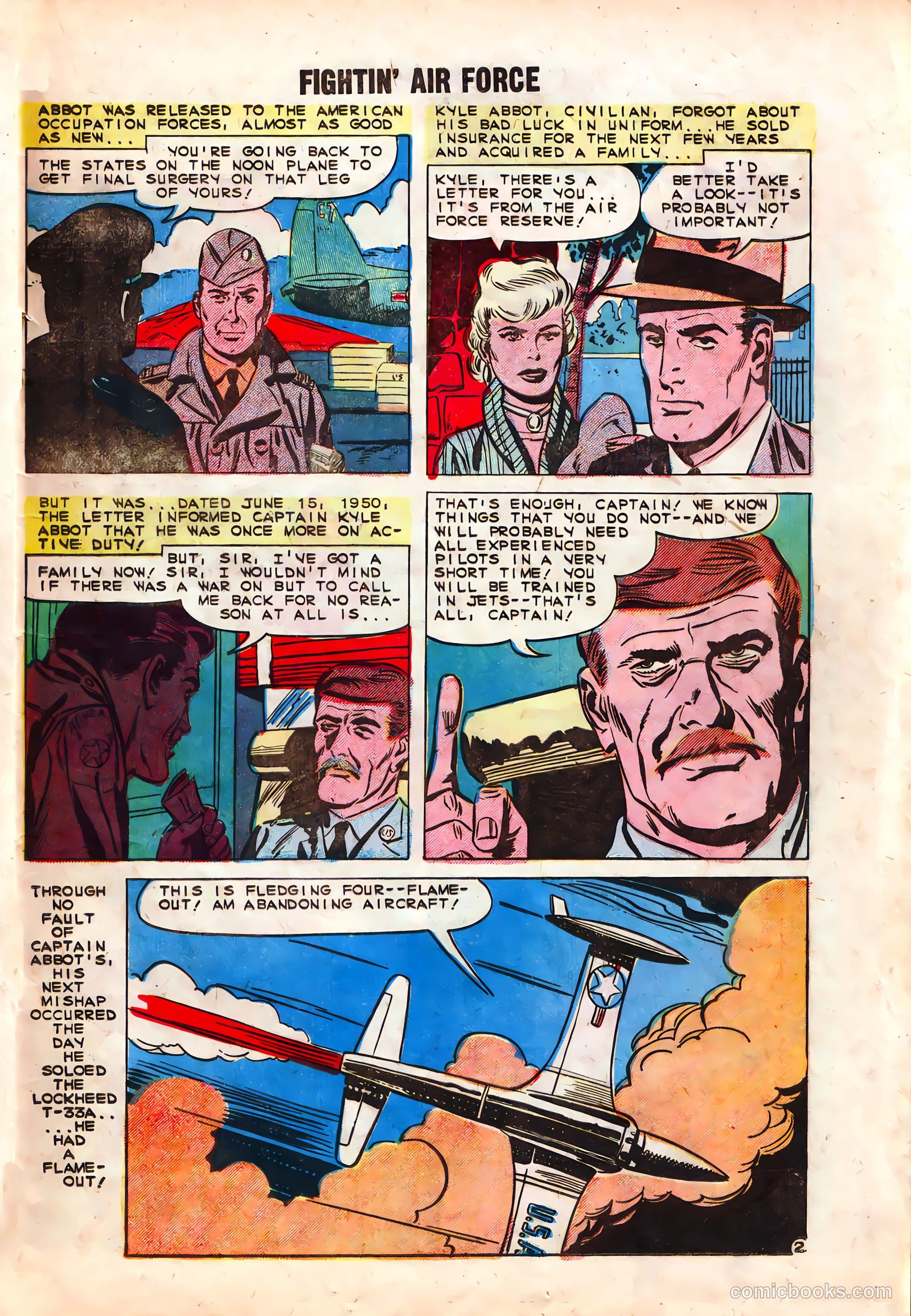 Fightin' Air Force #17 — page 19 of 36
