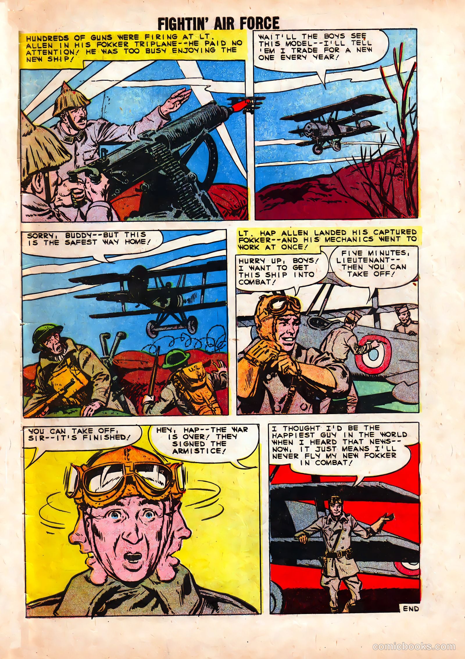 Fightin' Air Force #17 — page 33 of 36