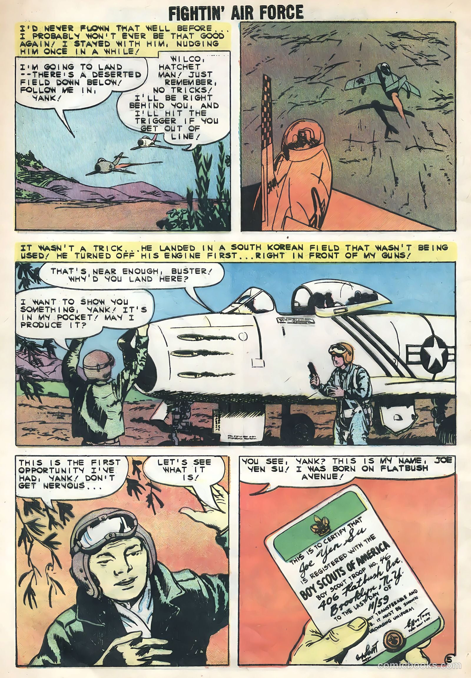 Fightin' Air Force #18 — page 8 of 36
