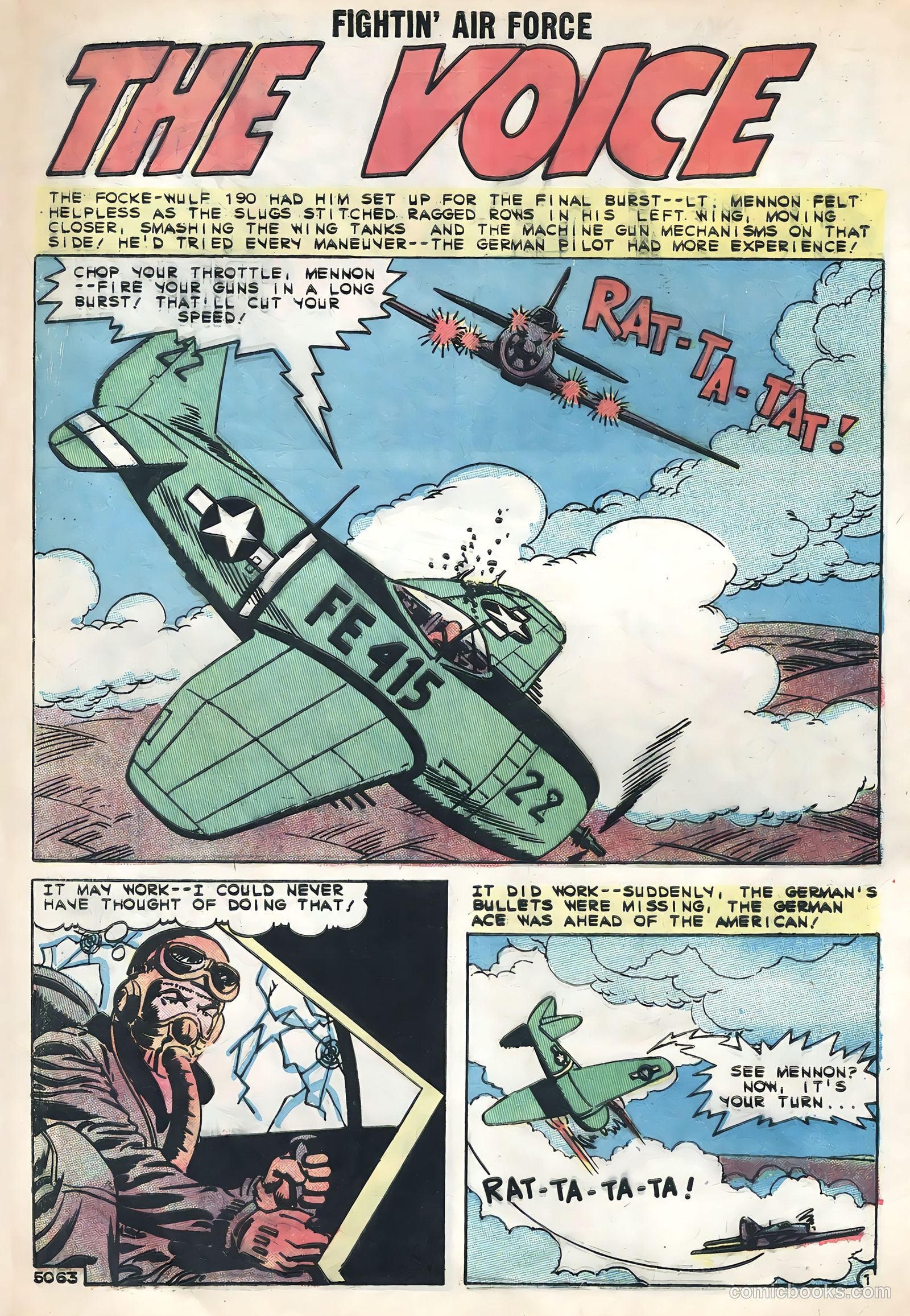 Fightin' Air Force #18 — page 28 of 36
