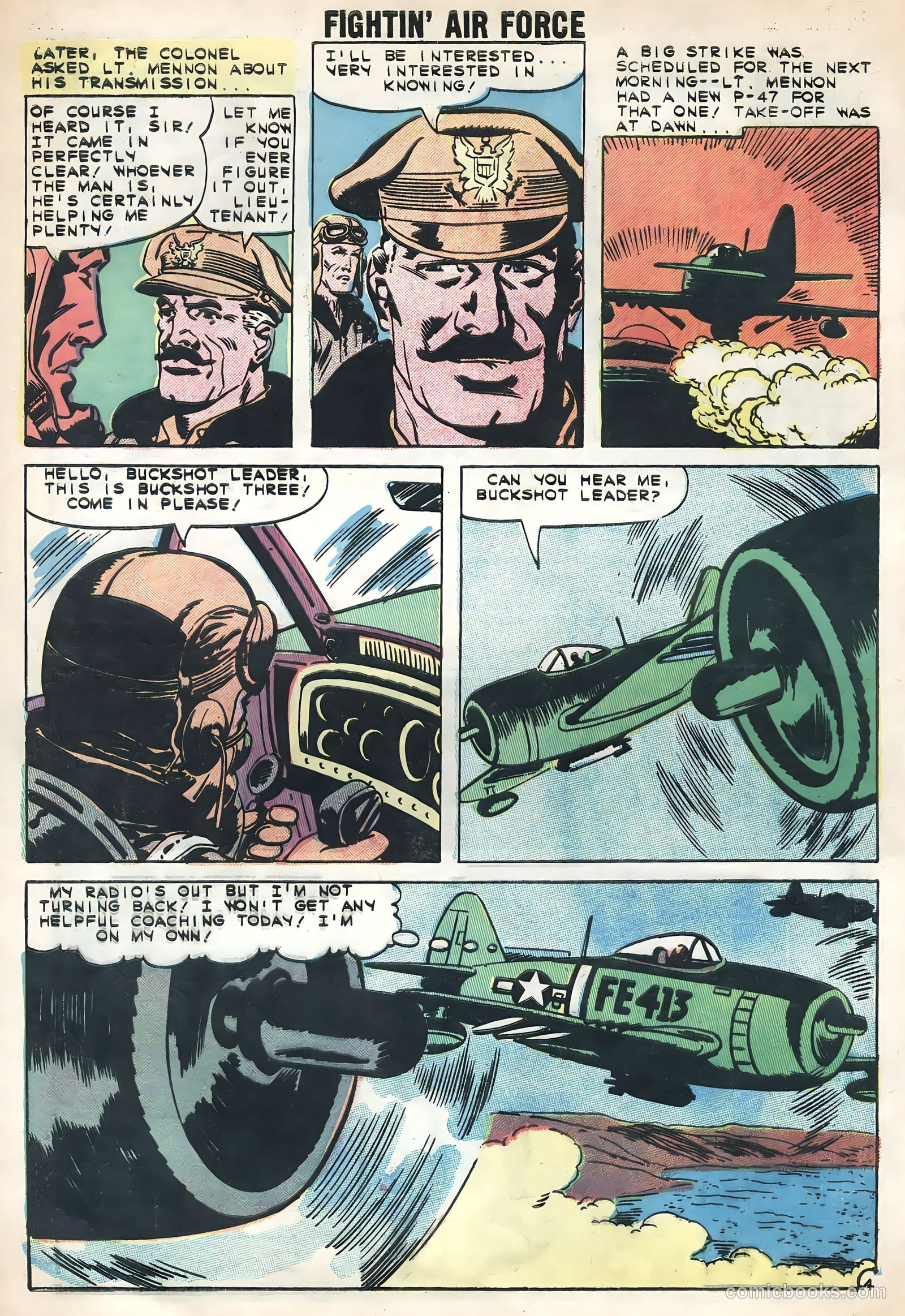 Fightin' Air Force #18 — page 32 of 36