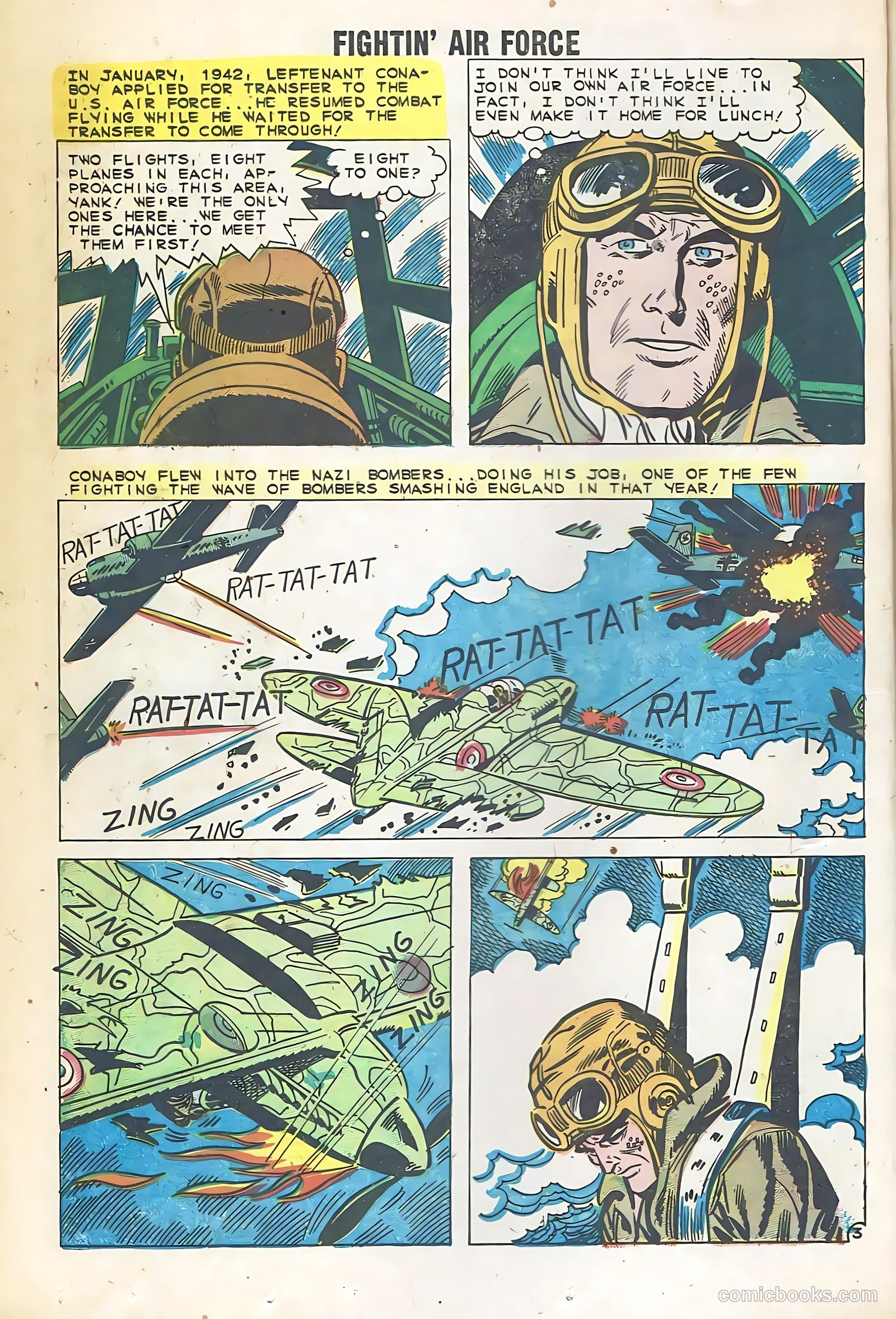 Fightin' Air Force #20 — page 16 of 36