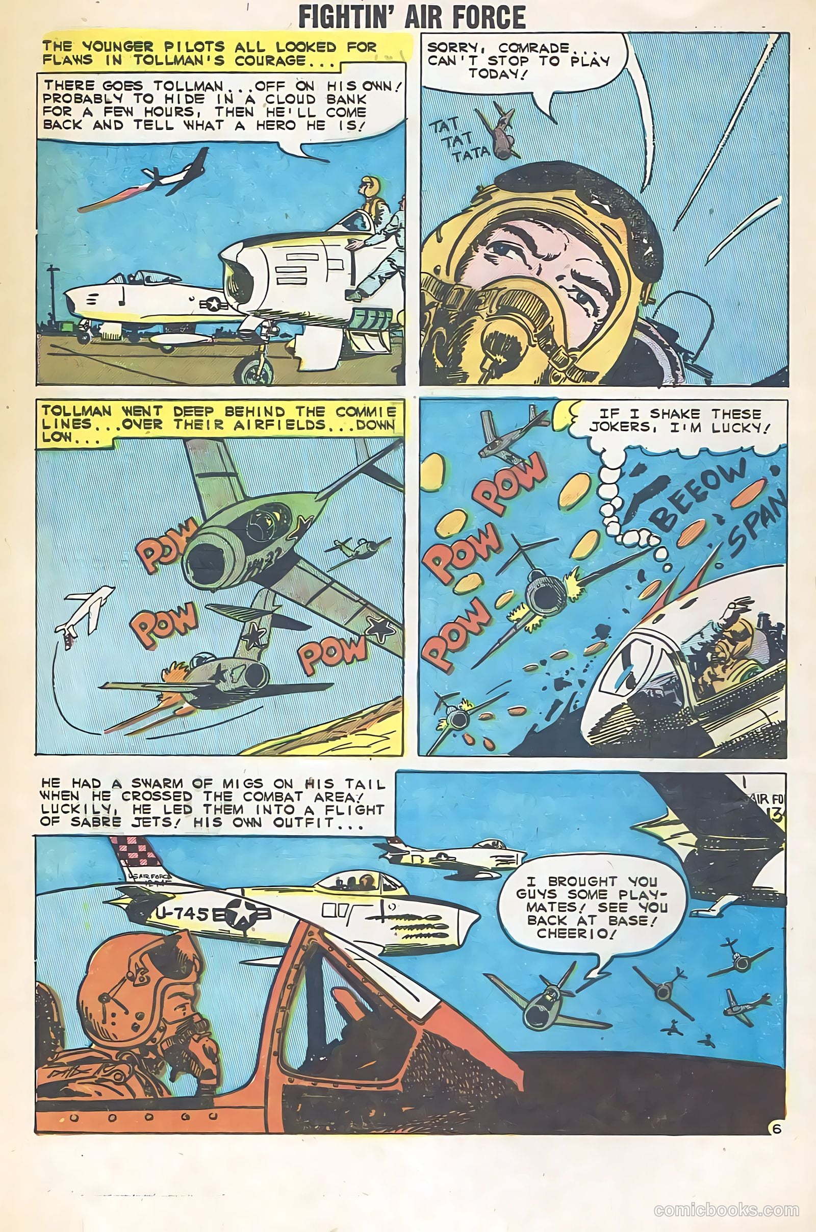 Fightin' Air Force #20 — page 32 of 36