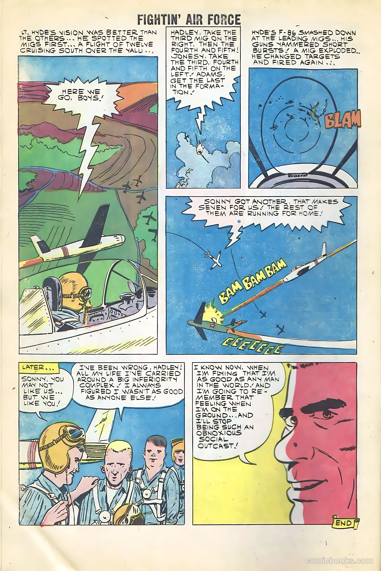 Fightin' Air Force #21 — page 8 of 36