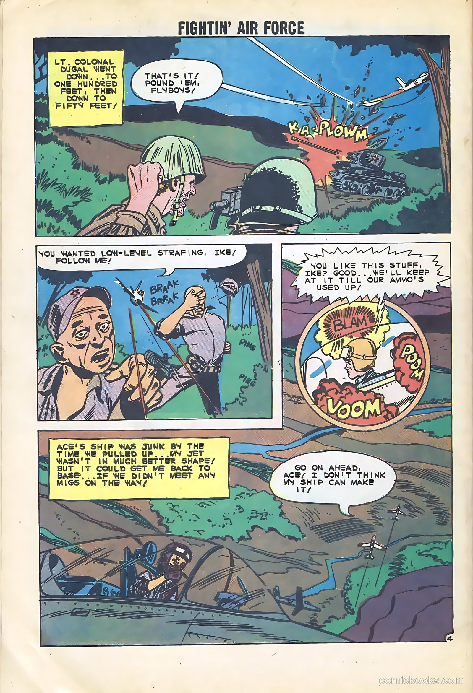 Fightin' Air Force #21 — page 32 of 36