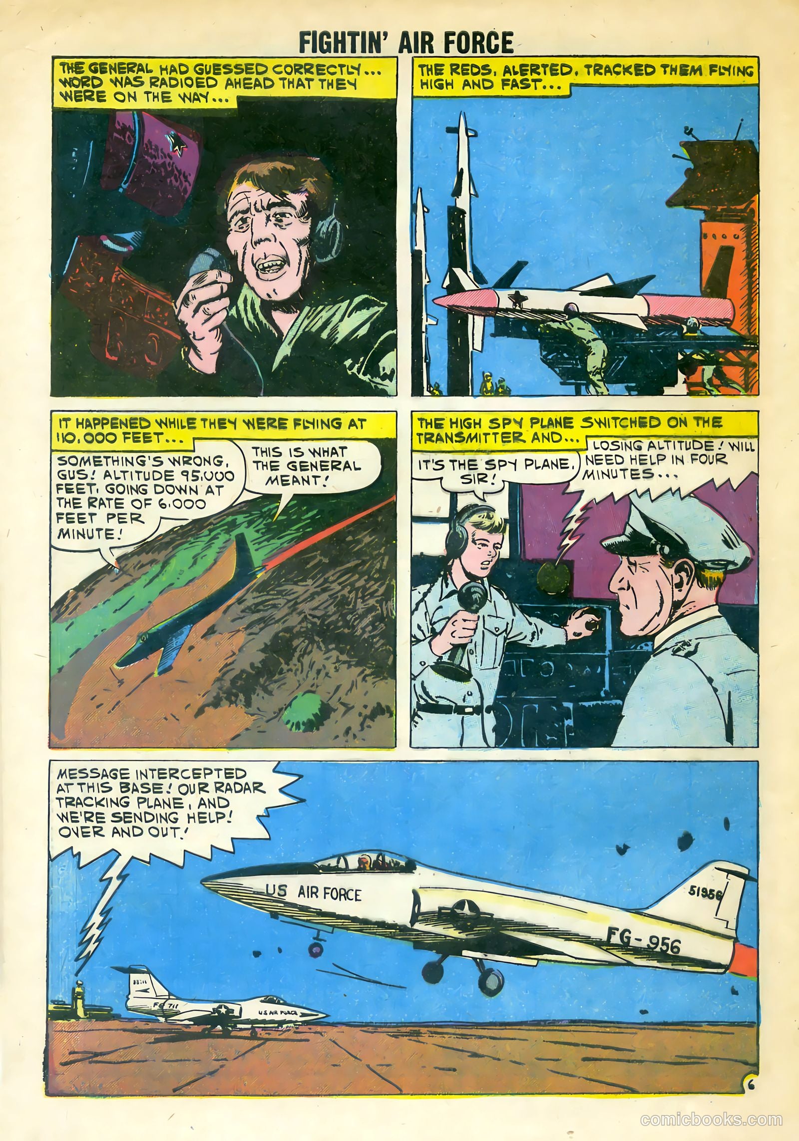 Fightin' Air Force #24 — page 32 of 37