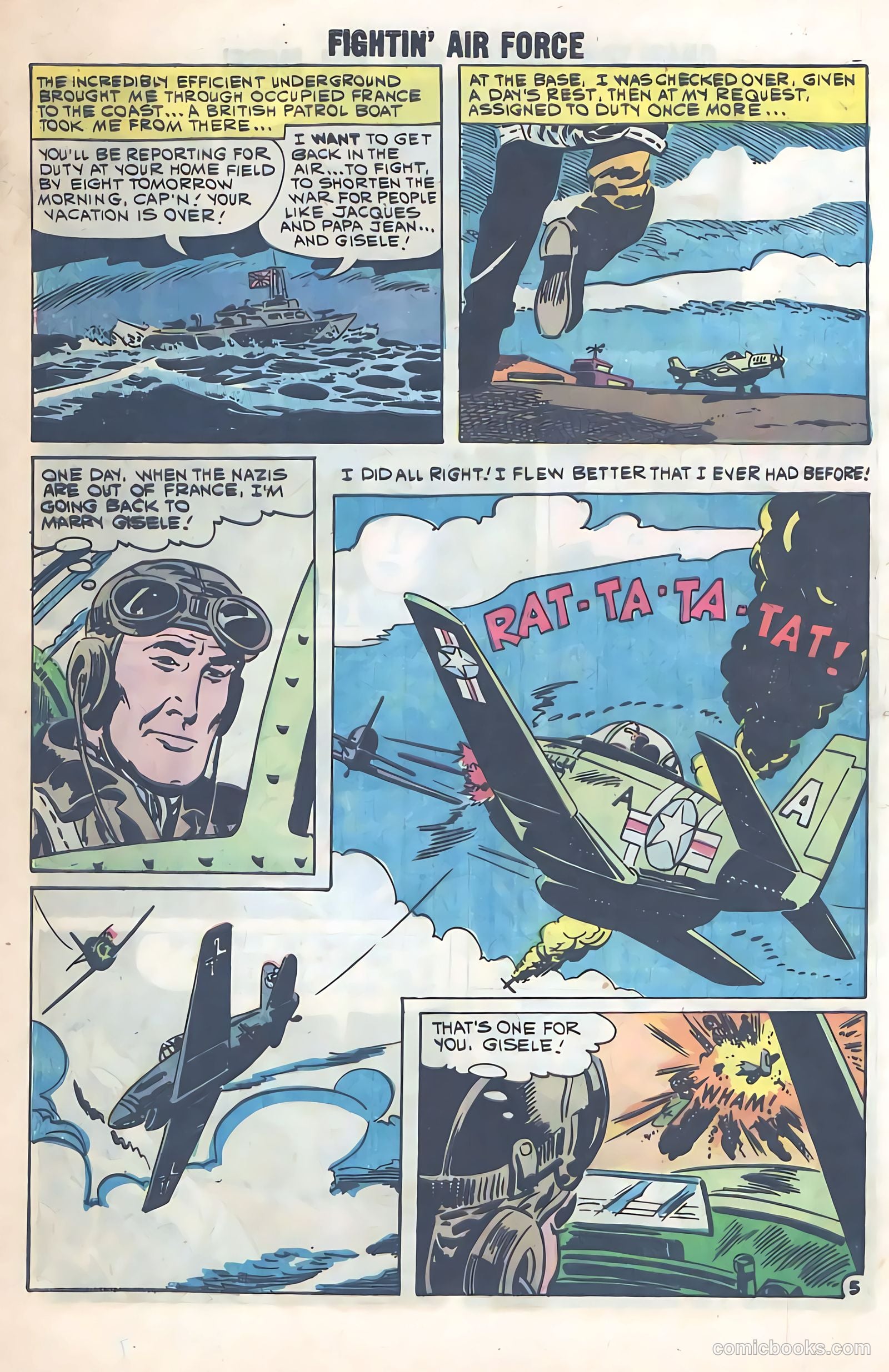 Fightin' Air Force #25 — page 8 of 36