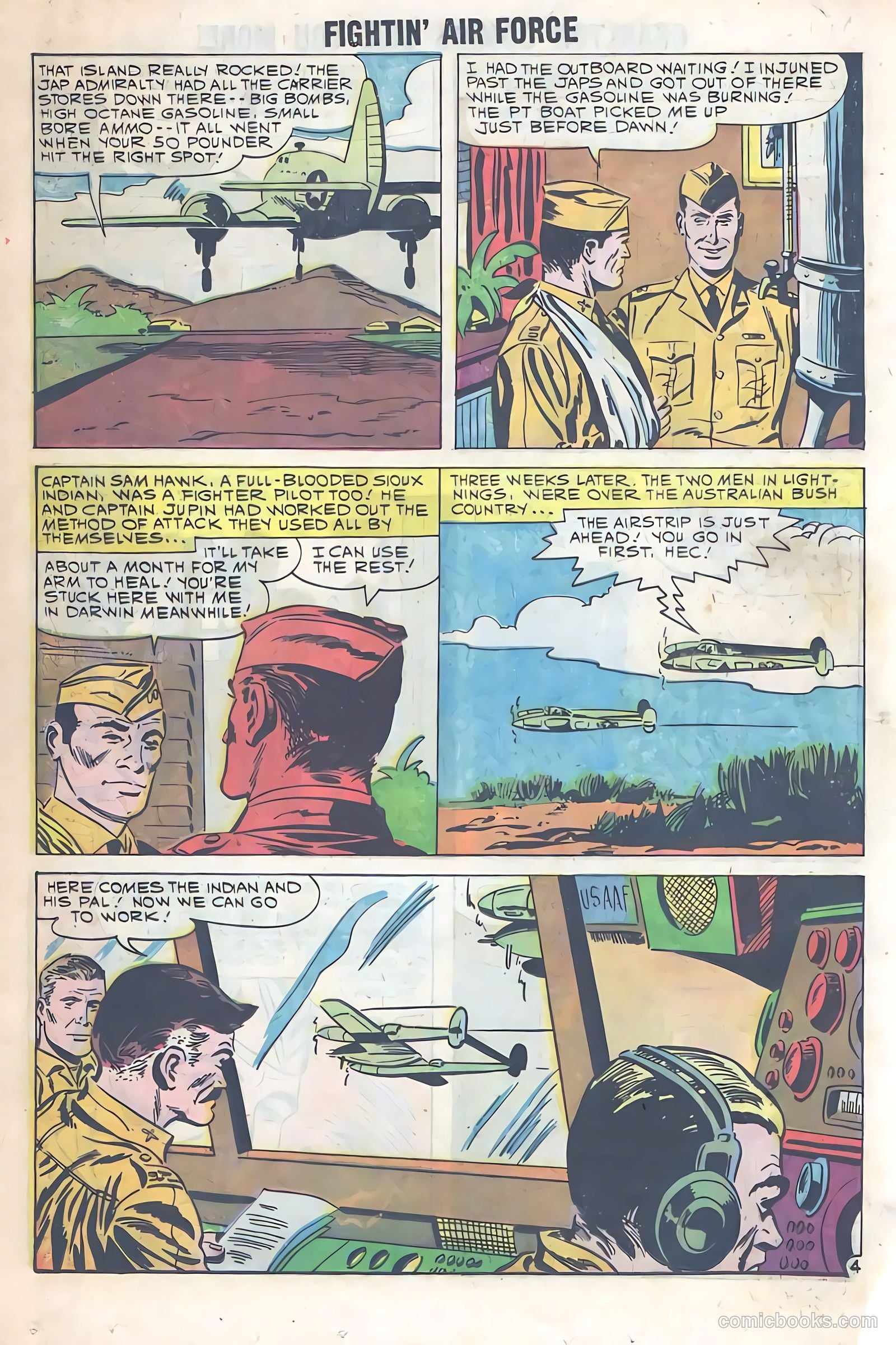 Fightin' Air Force #25 — page 18 of 36