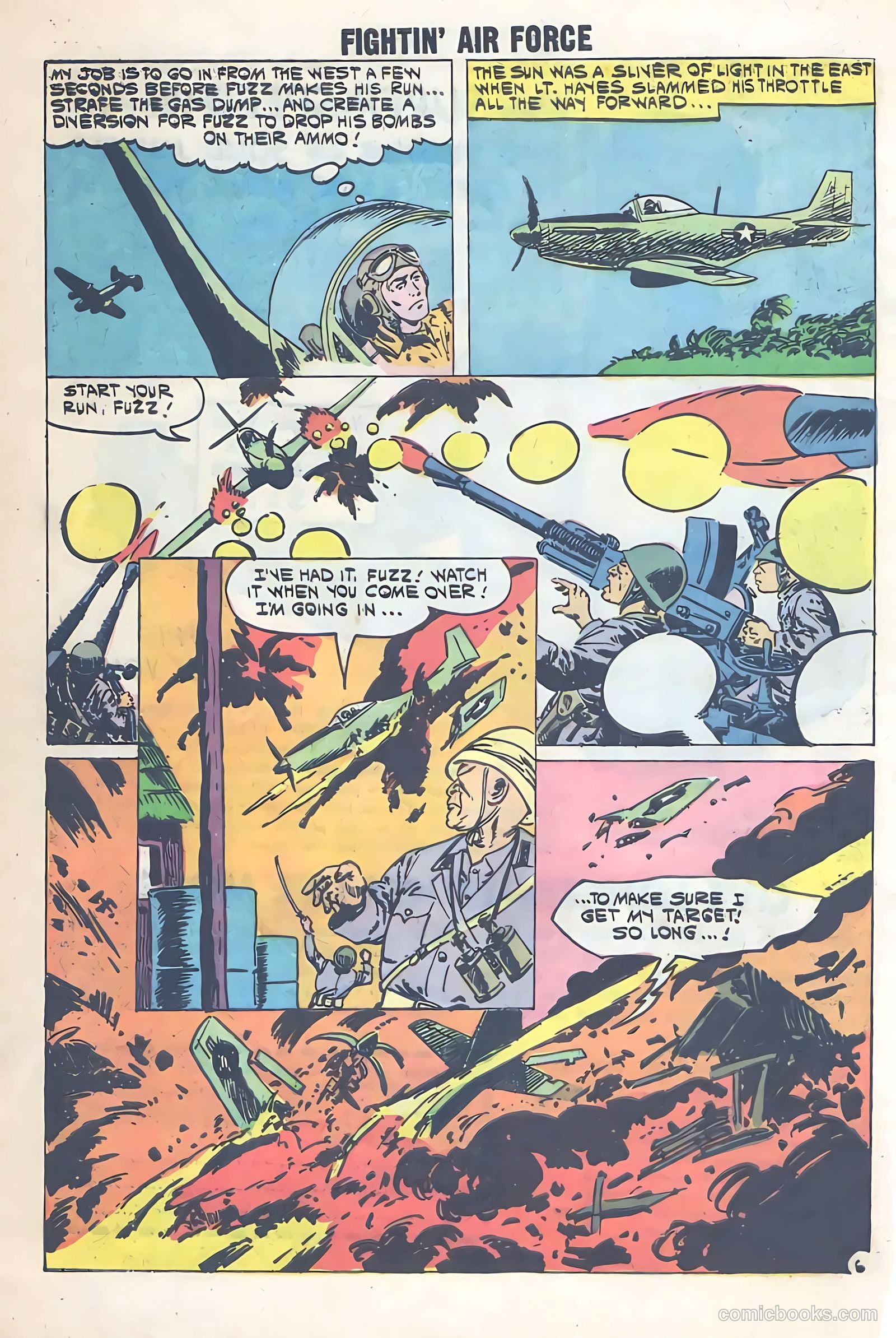 Fightin' Air Force #25 — page 32 of 36