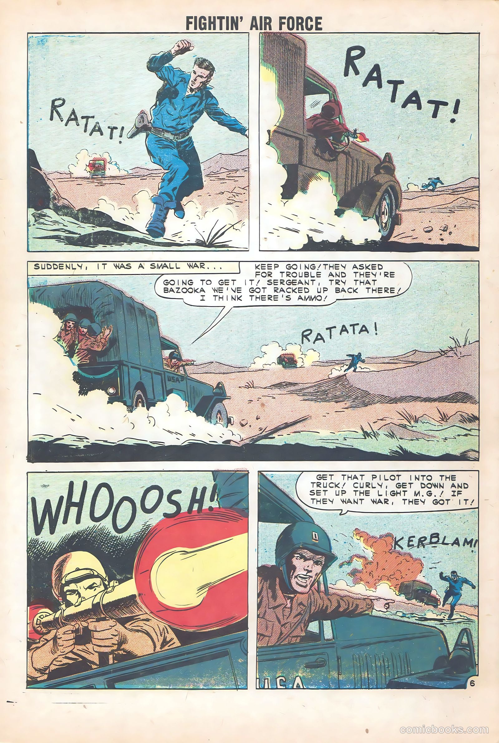 Fightin' Air Force #27 — page 32 of 36