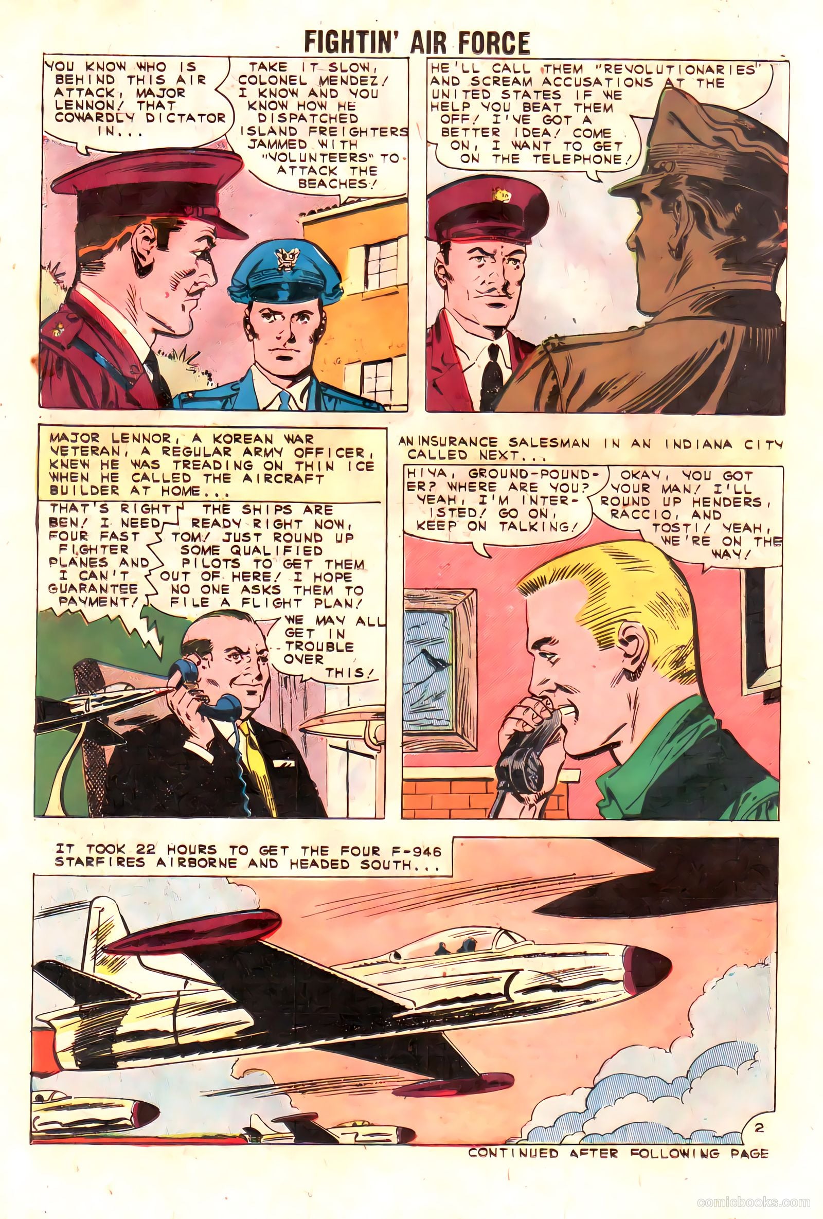Fightin' Air Force #28 — page 14 of 36