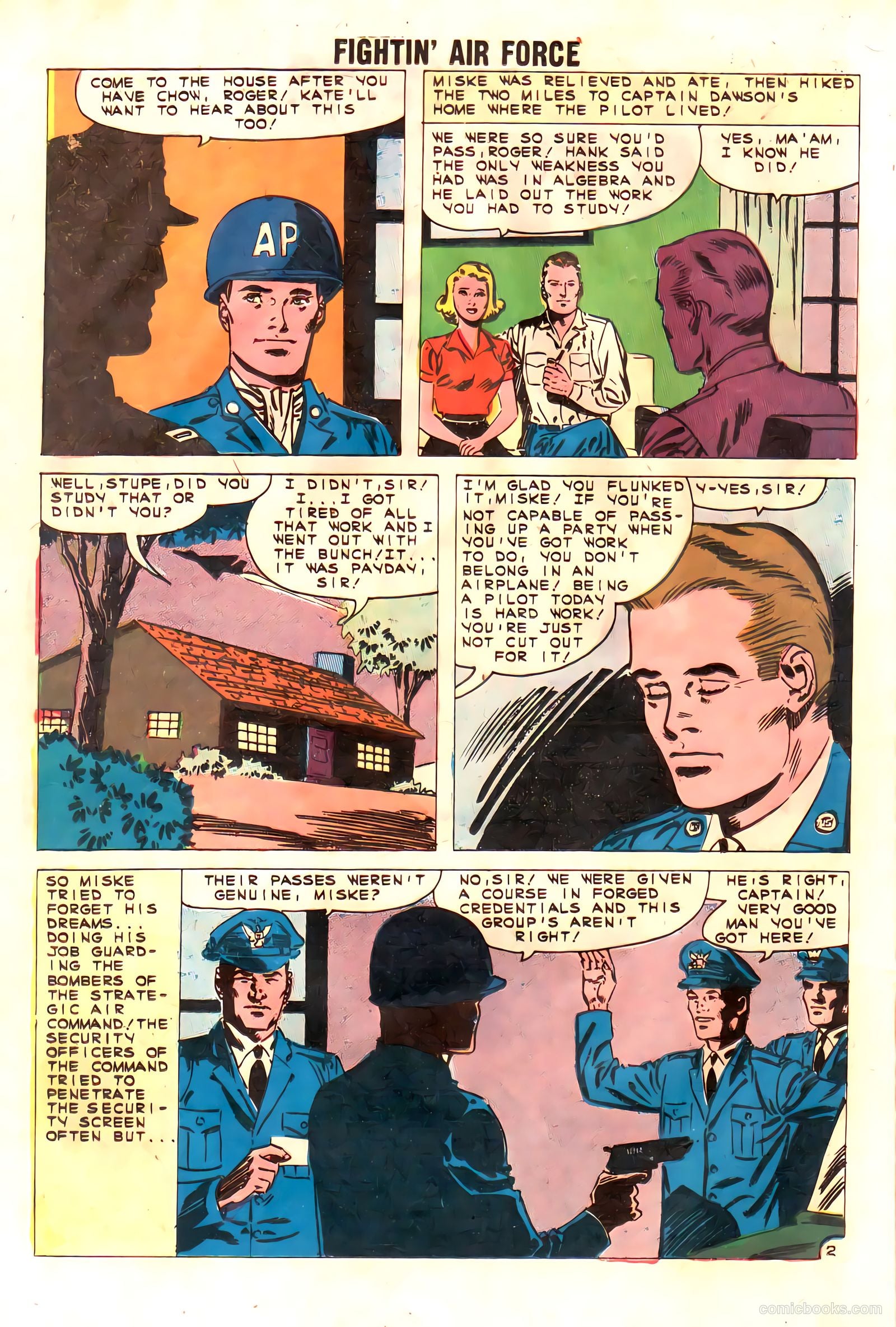 Fightin' Air Force #28 — page 20 of 36