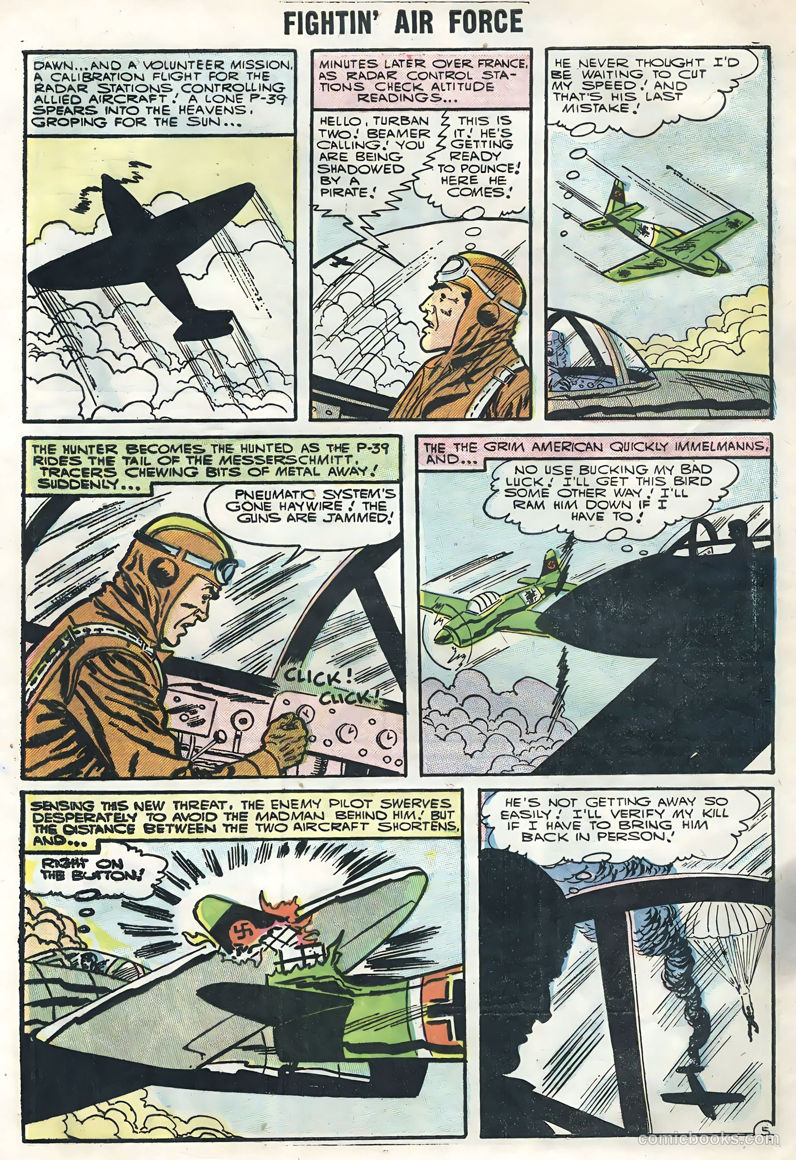Fightin' Air Force #3 — page 8 of 36