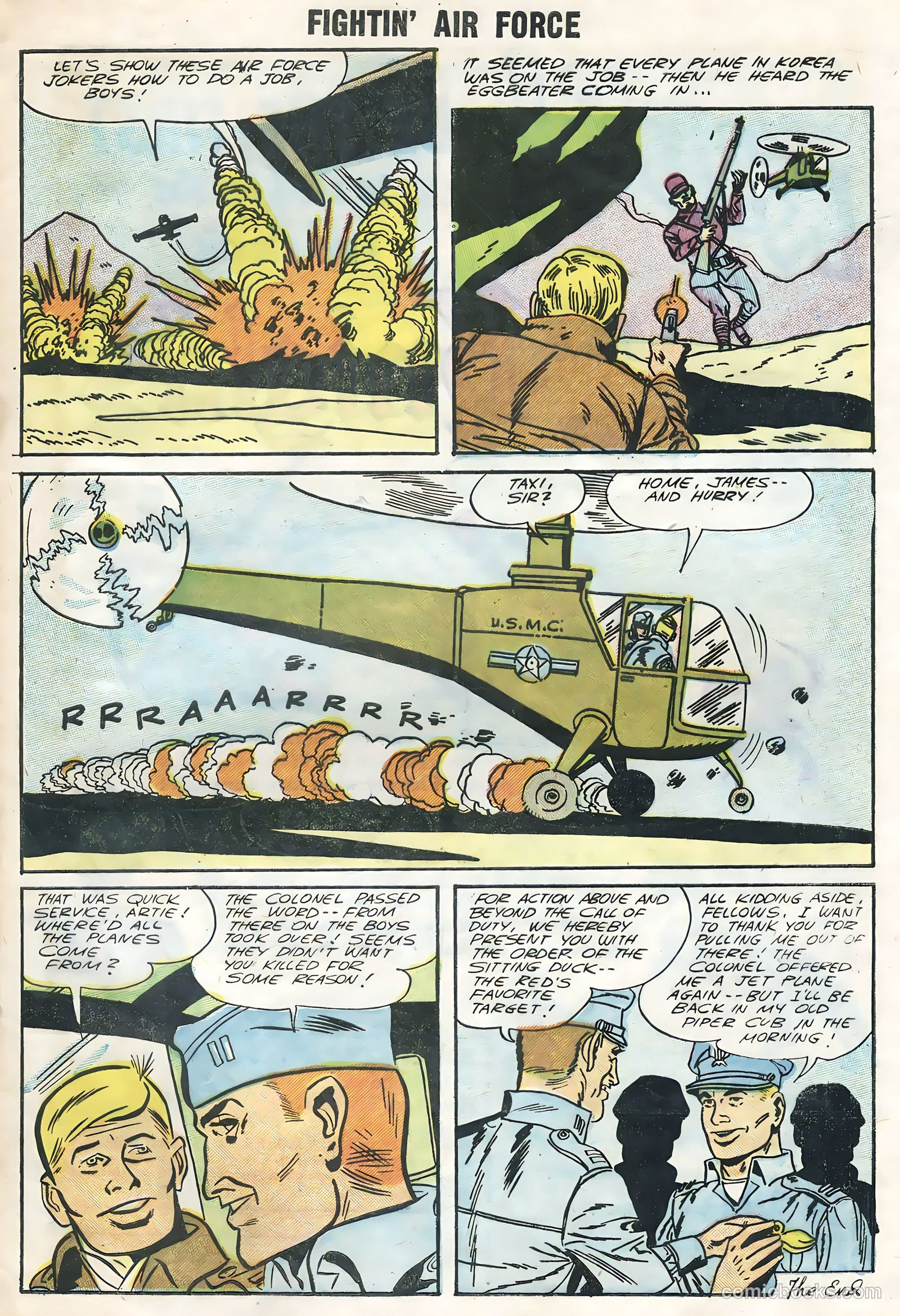 Fightin' Air Force #3 — page 33 of 36