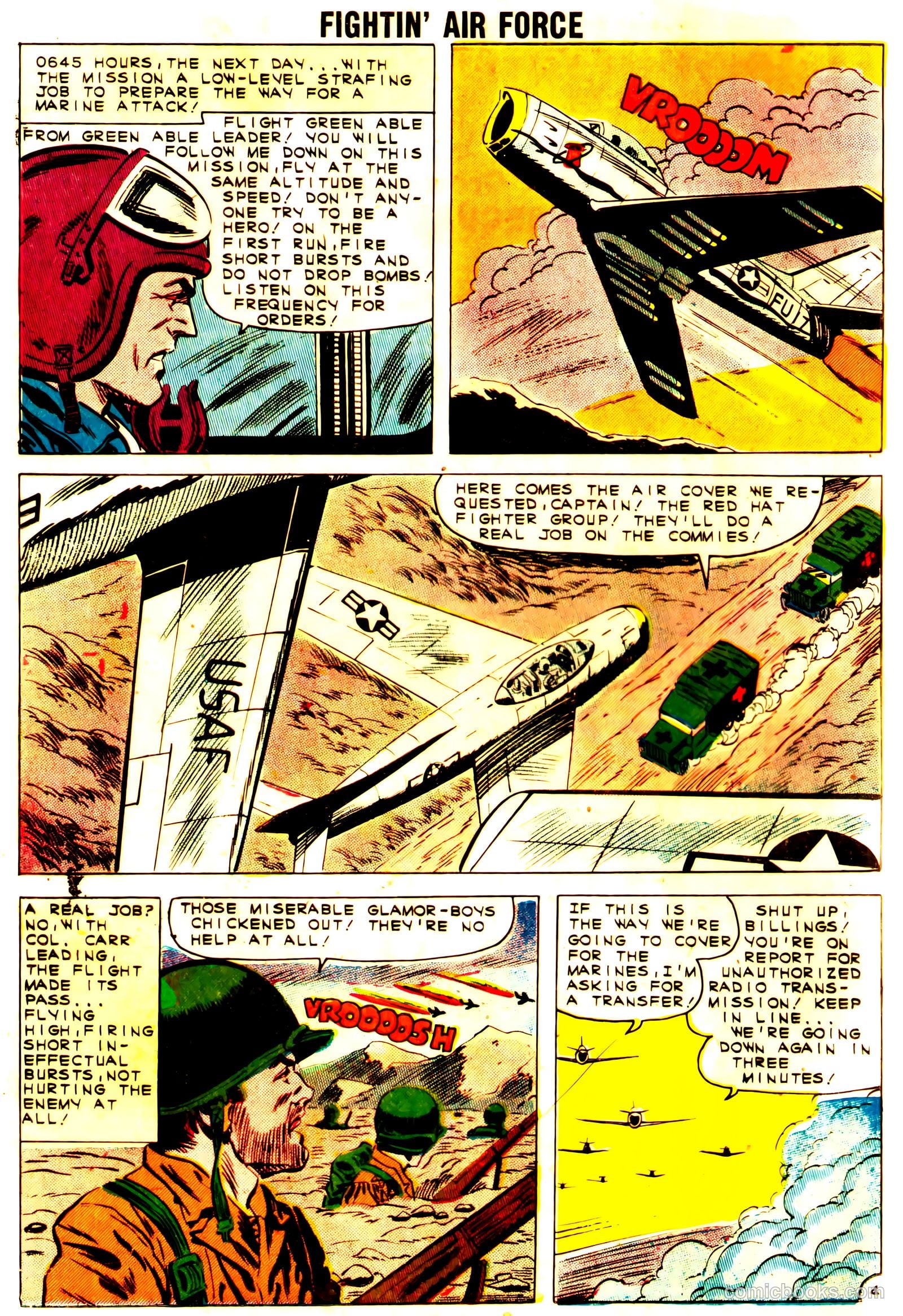 Fightin' Air Force #30 — page 16 of 36
