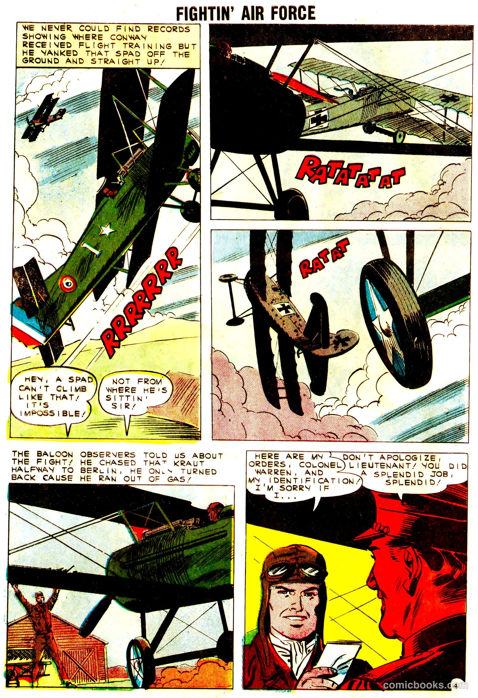 Fightin' Air Force #30 — page 28 of 36