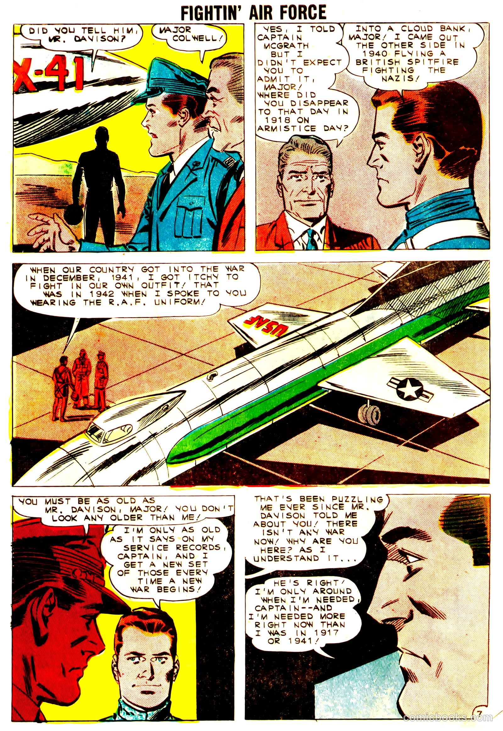 Fightin' Air Force #30 — page 32 of 36