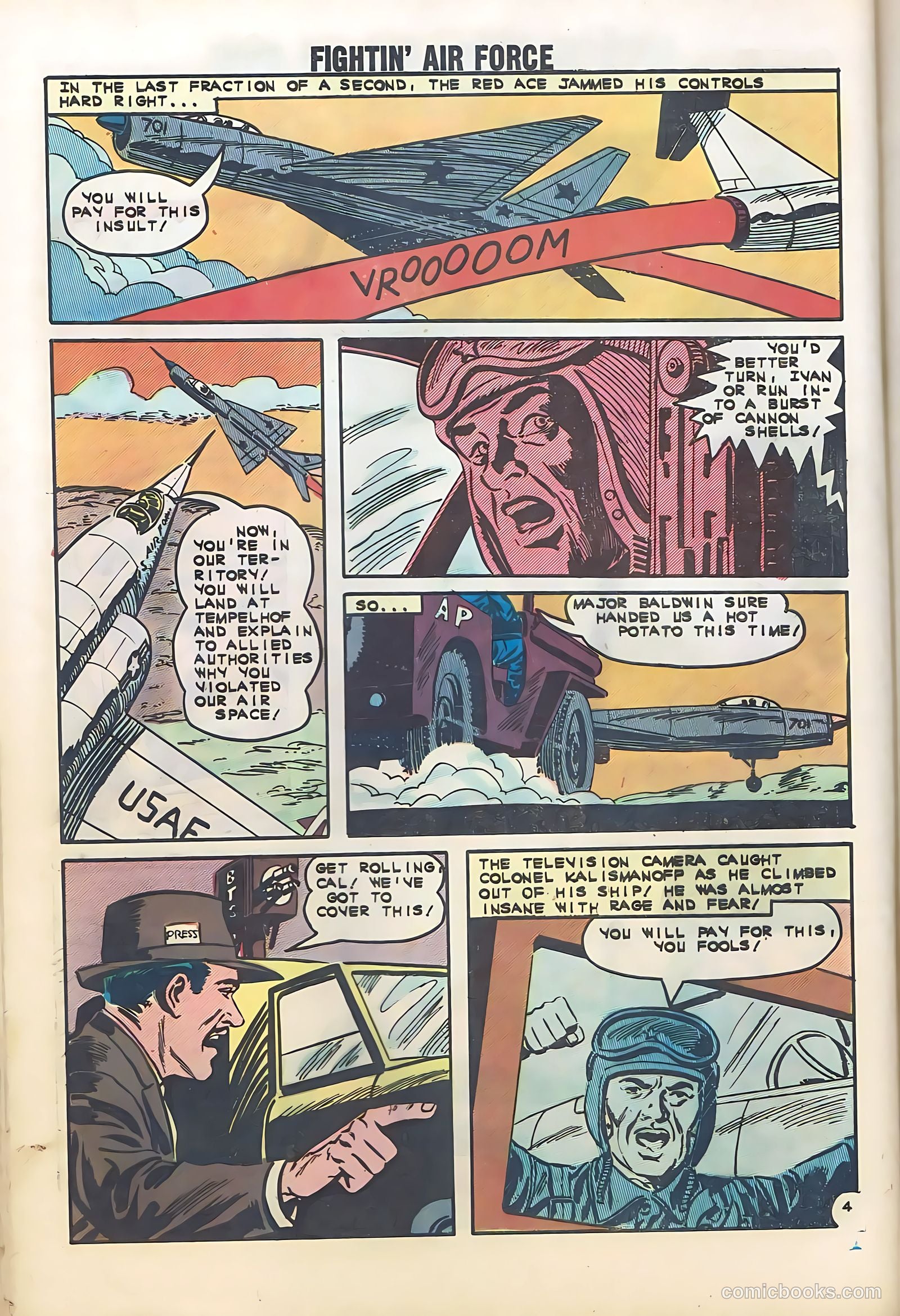 Fightin' Air Force #33 — page 28 of 36
