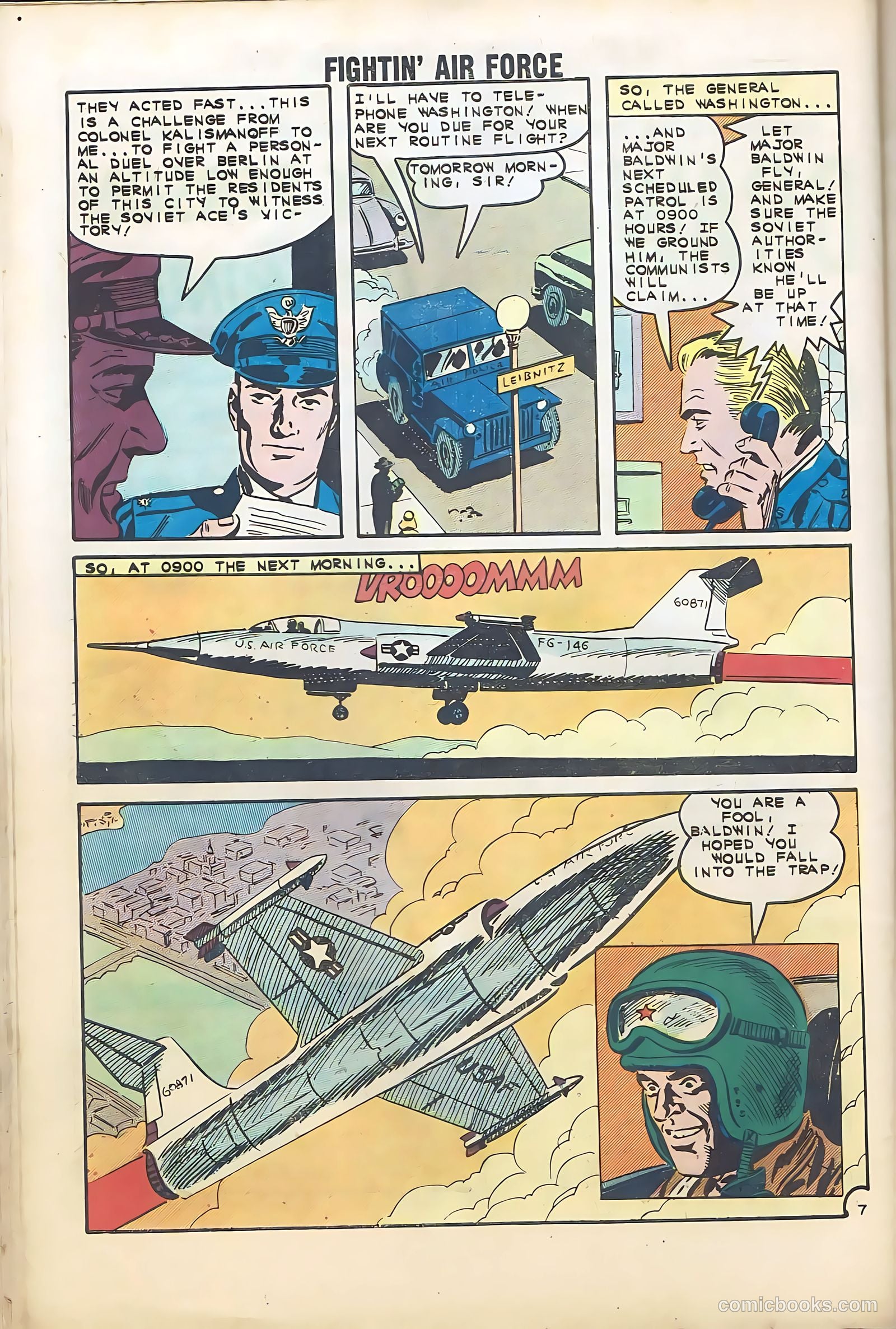 Fightin' Air Force #33 — page 32 of 36