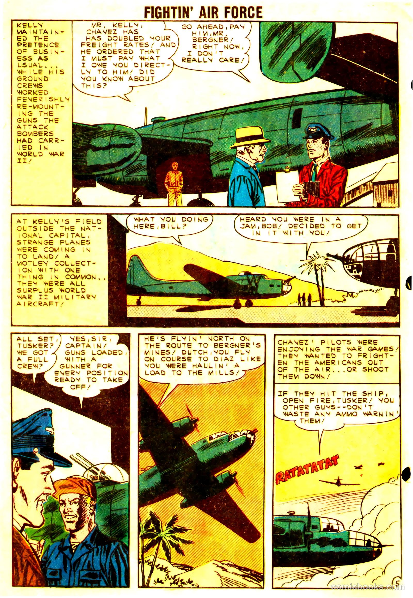 Fightin' Air Force #34 — page 8 of 36