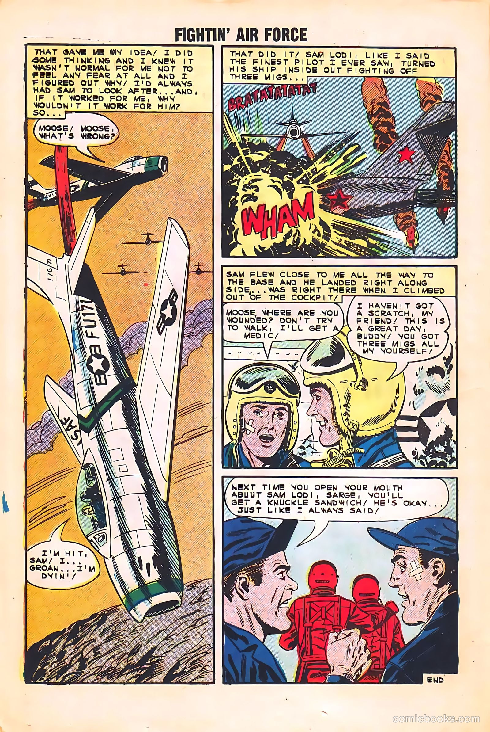 Fightin' Air Force #35 — page 16 of 36