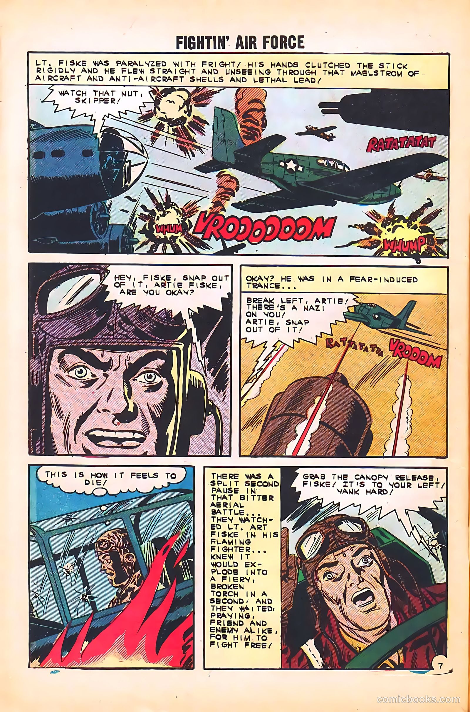 Fightin' Air Force #35 — page 32 of 36