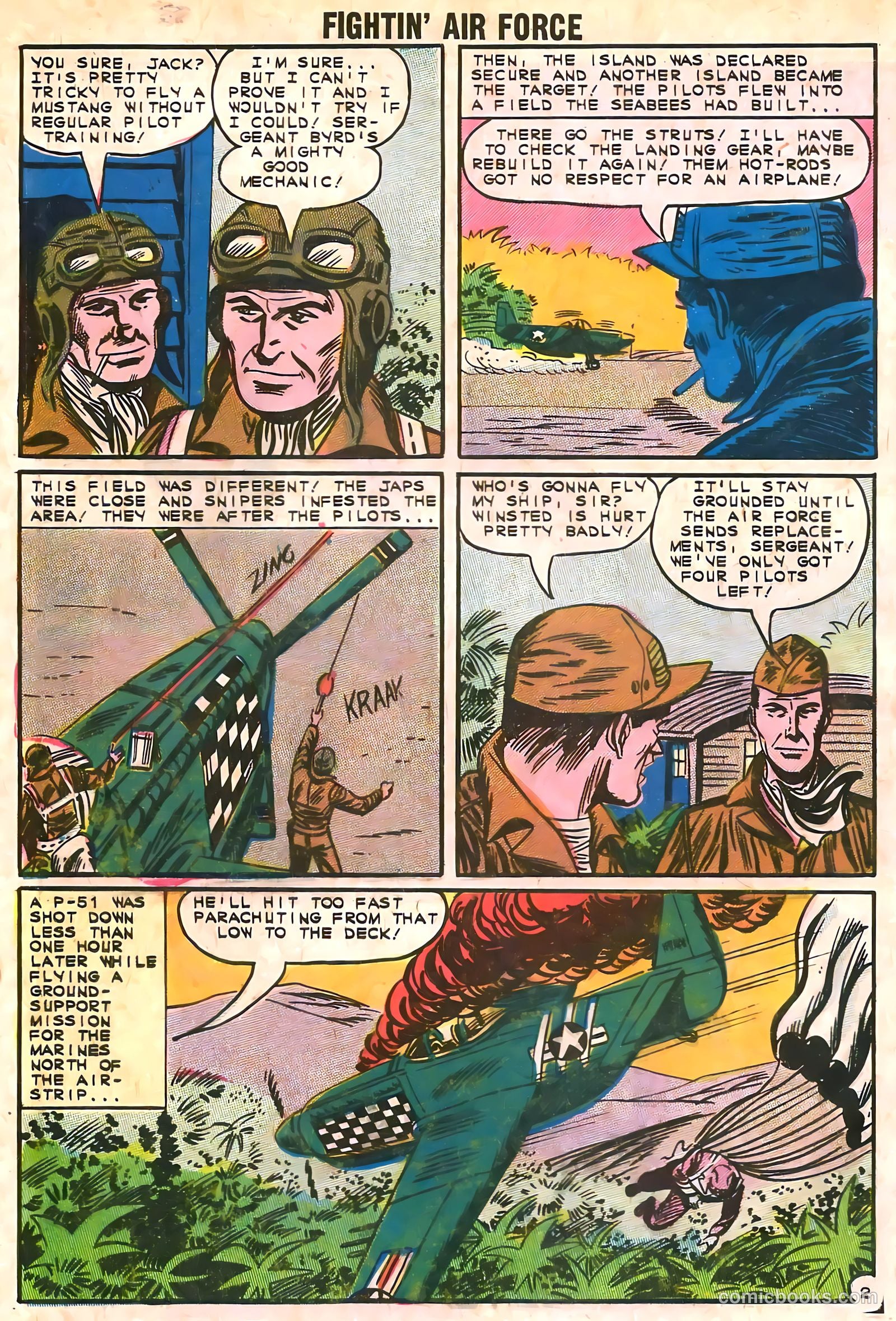 Fightin' Air Force #36 — page 4 of 36