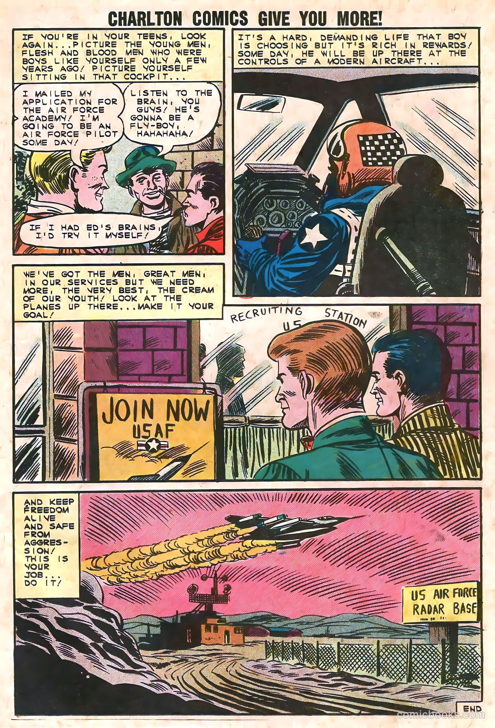 Fightin' Air Force #36 — page 21 of 36