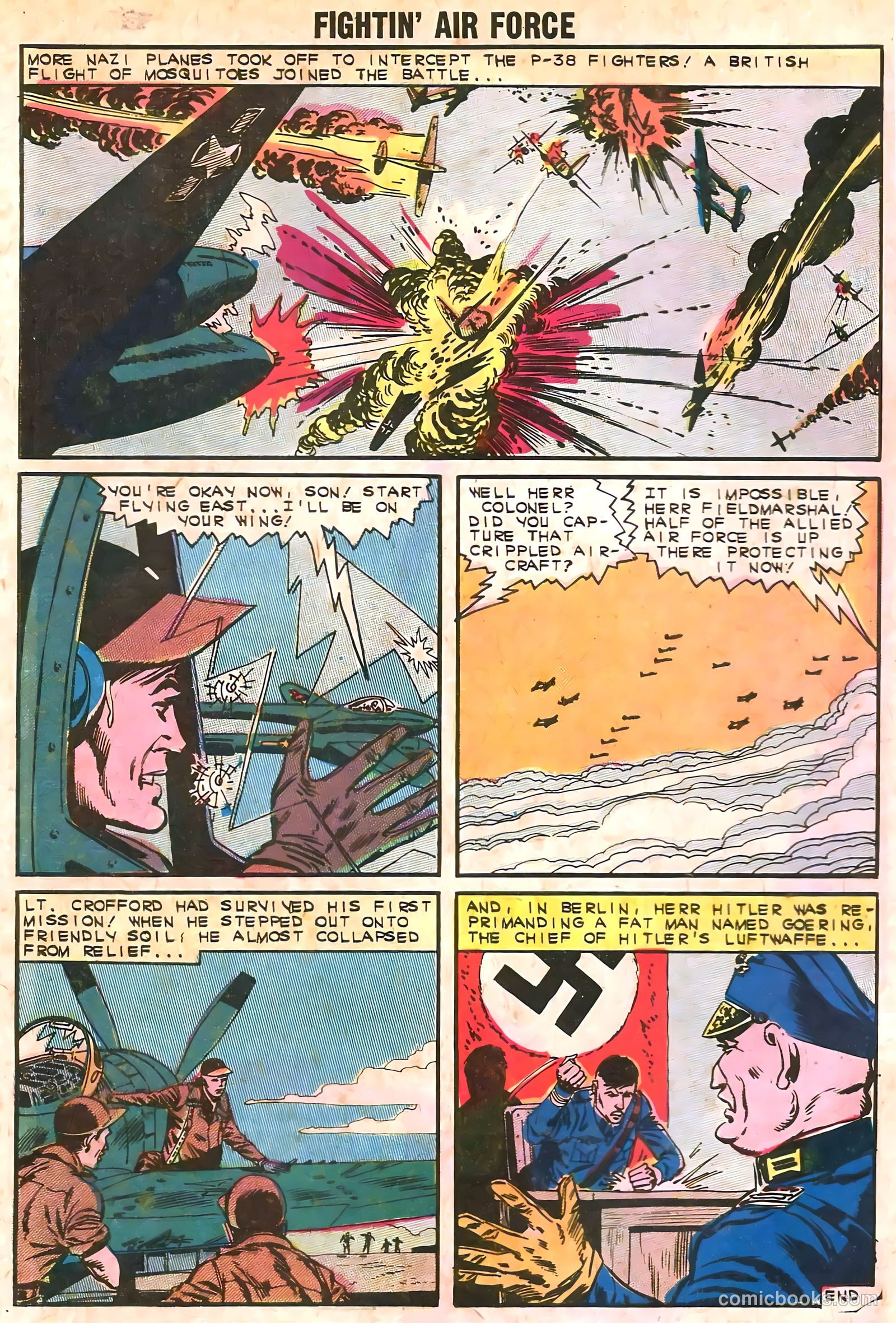 Fightin' Air Force #36 — page 32 of 36