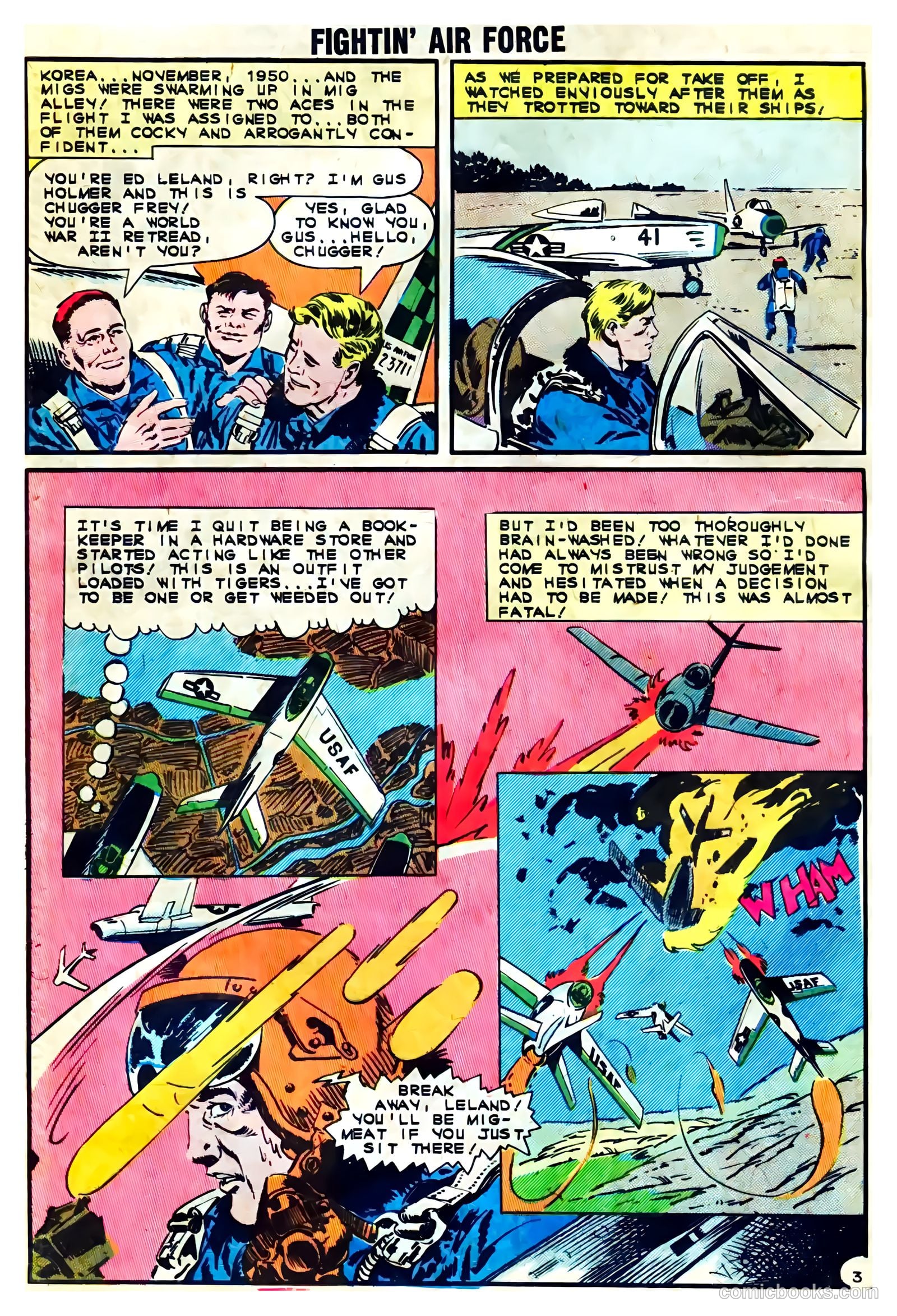 Fightin' Air Force #37 — page 28 of 36