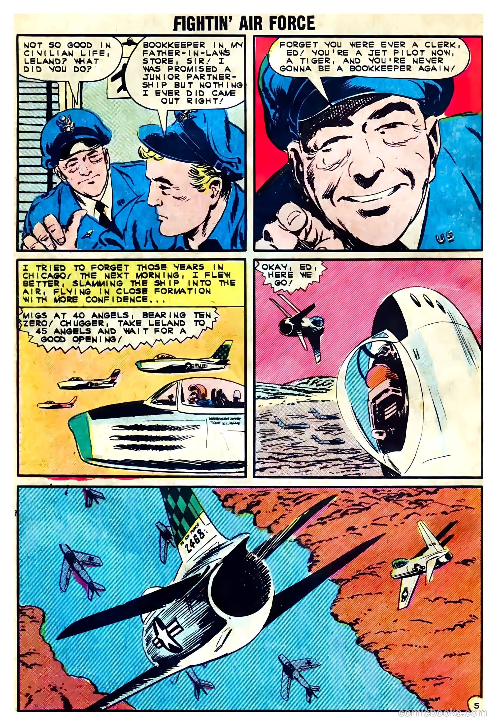 Fightin' Air Force #37 — page 30 of 36
