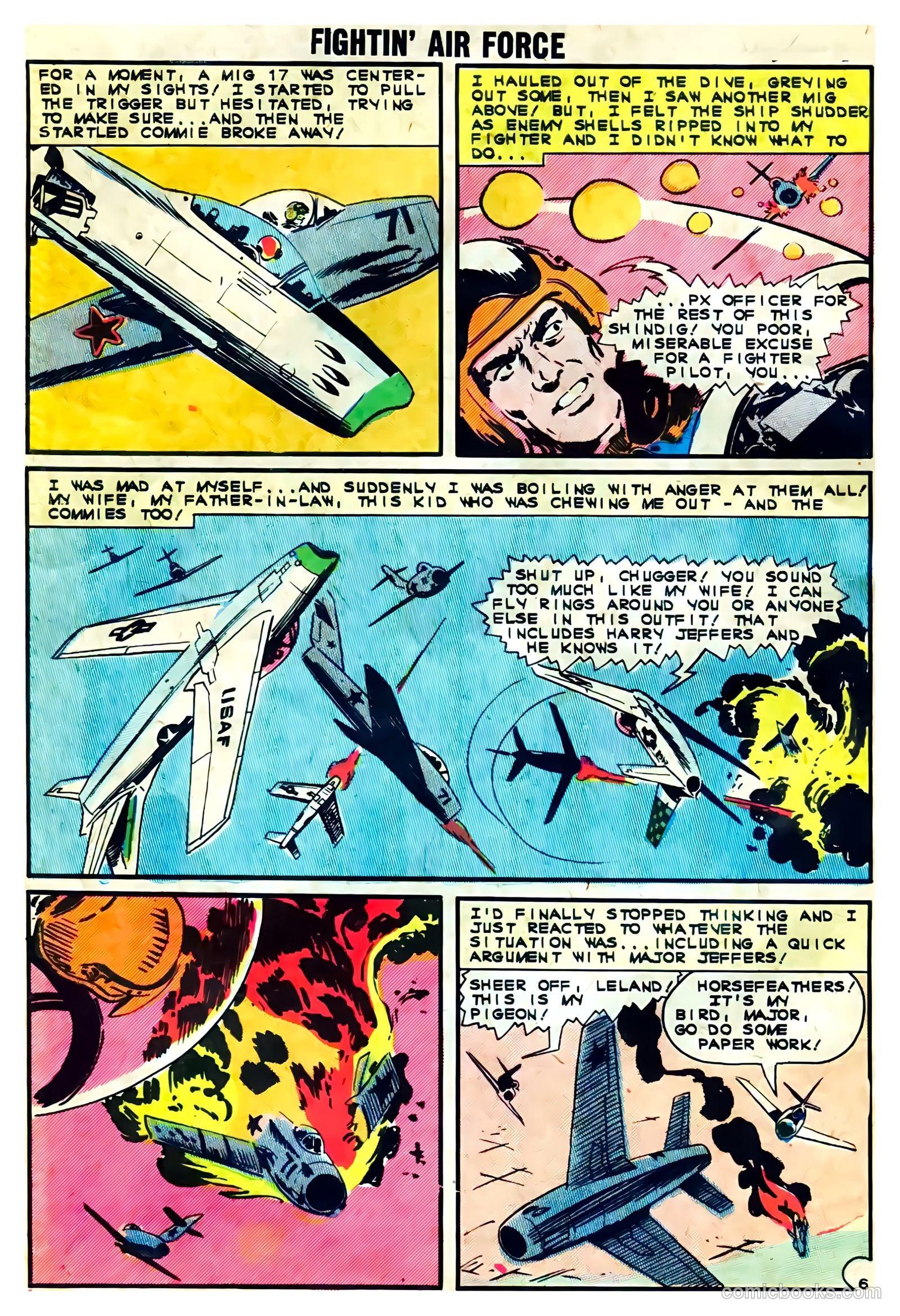 Fightin' Air Force #37 — page 32 of 36
