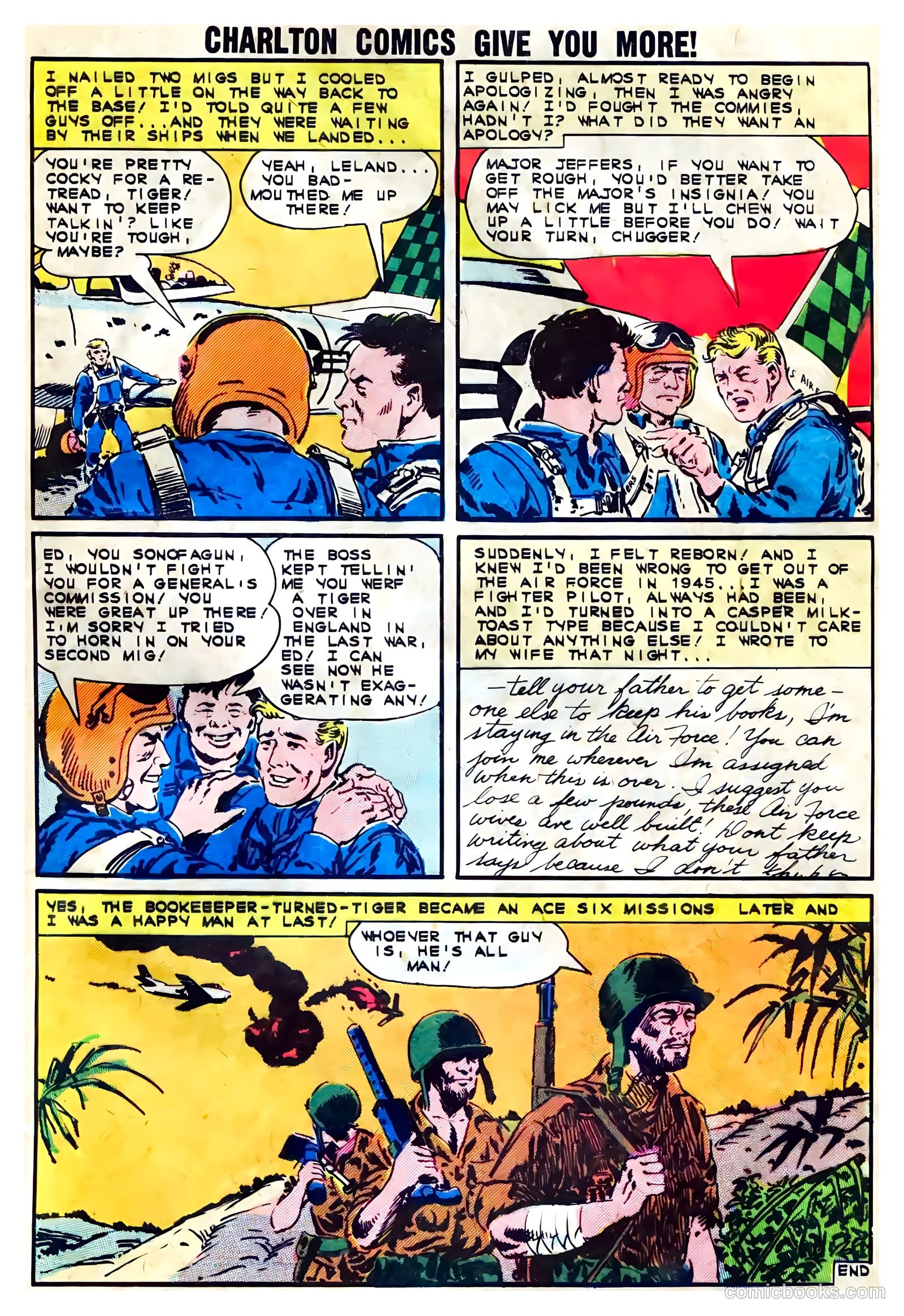 Fightin' Air Force #37 — page 33 of 36