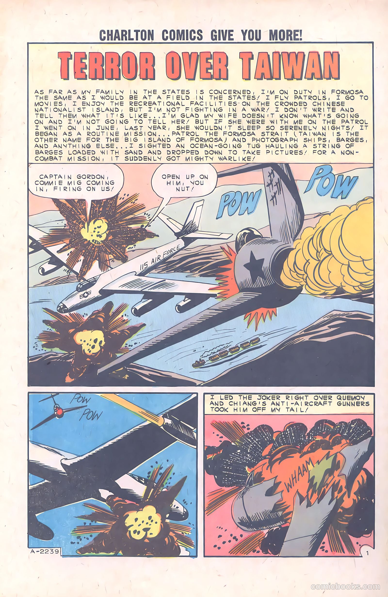 Fightin' Air Force #38 — page 3 of 36