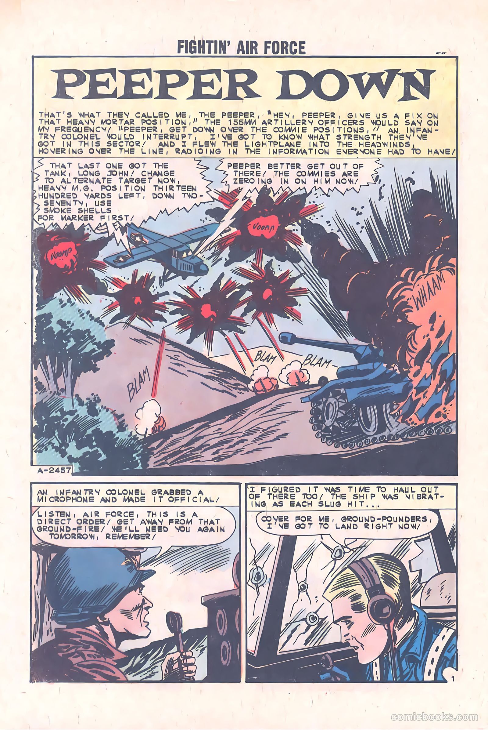 Fightin' Air Force #38 — page 28 of 36