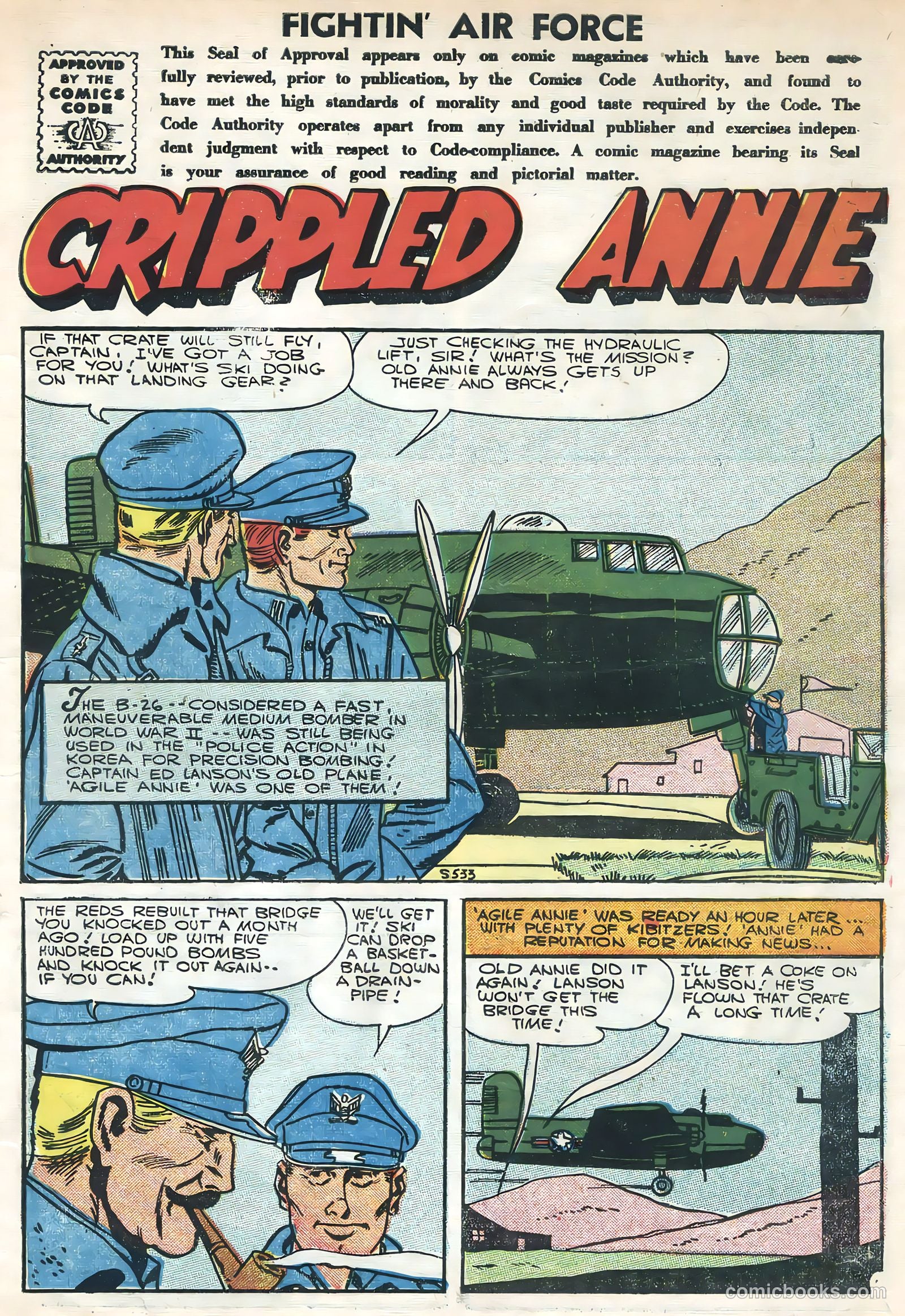 Fightin' Air Force #4 — page 3 of 36