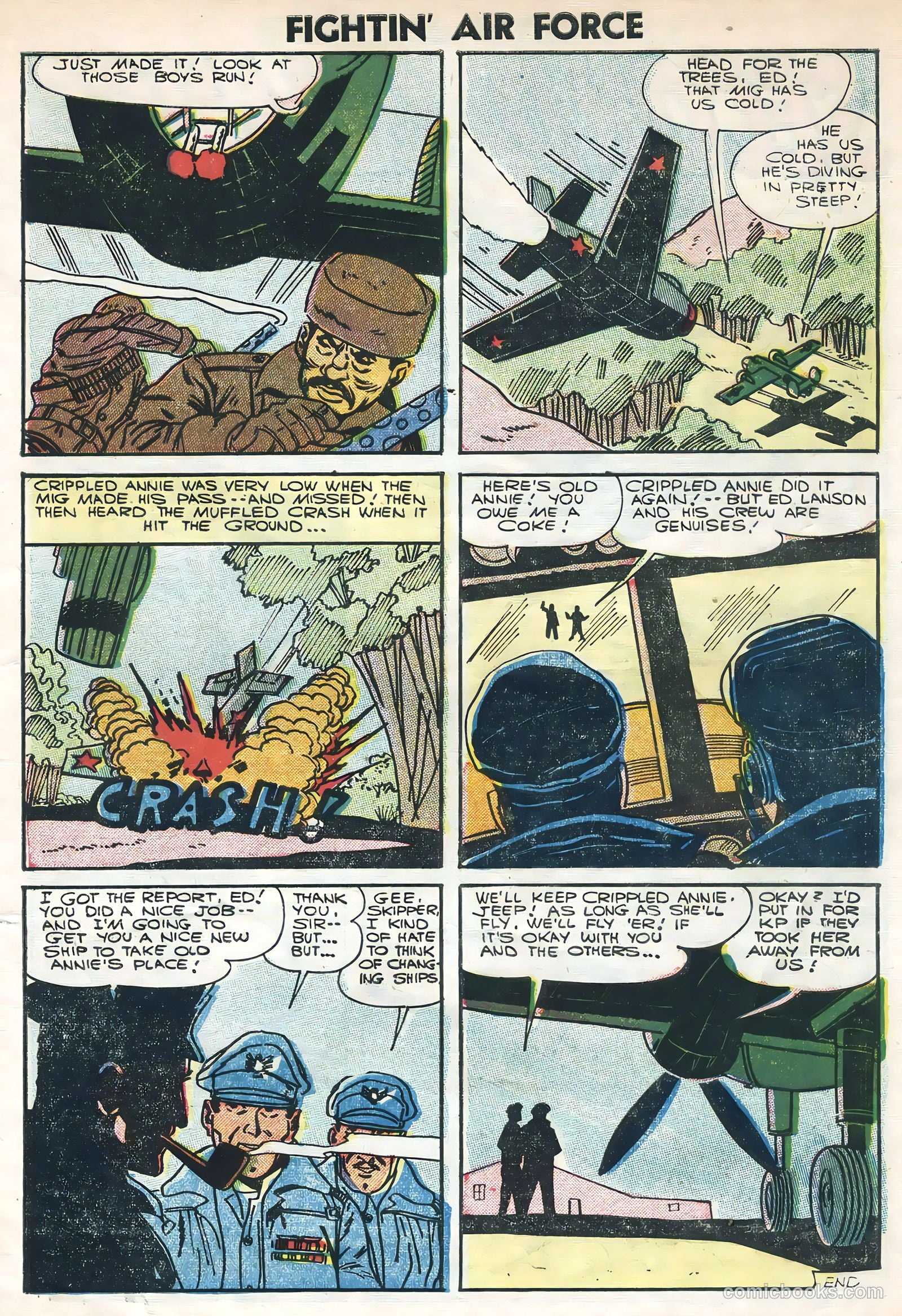 Fightin' Air Force #4 — page 7 of 36