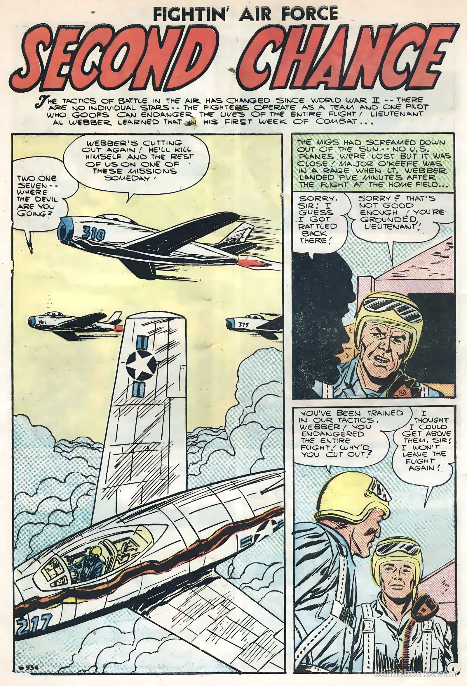 Fightin' Air Force #4 — page 8 of 36