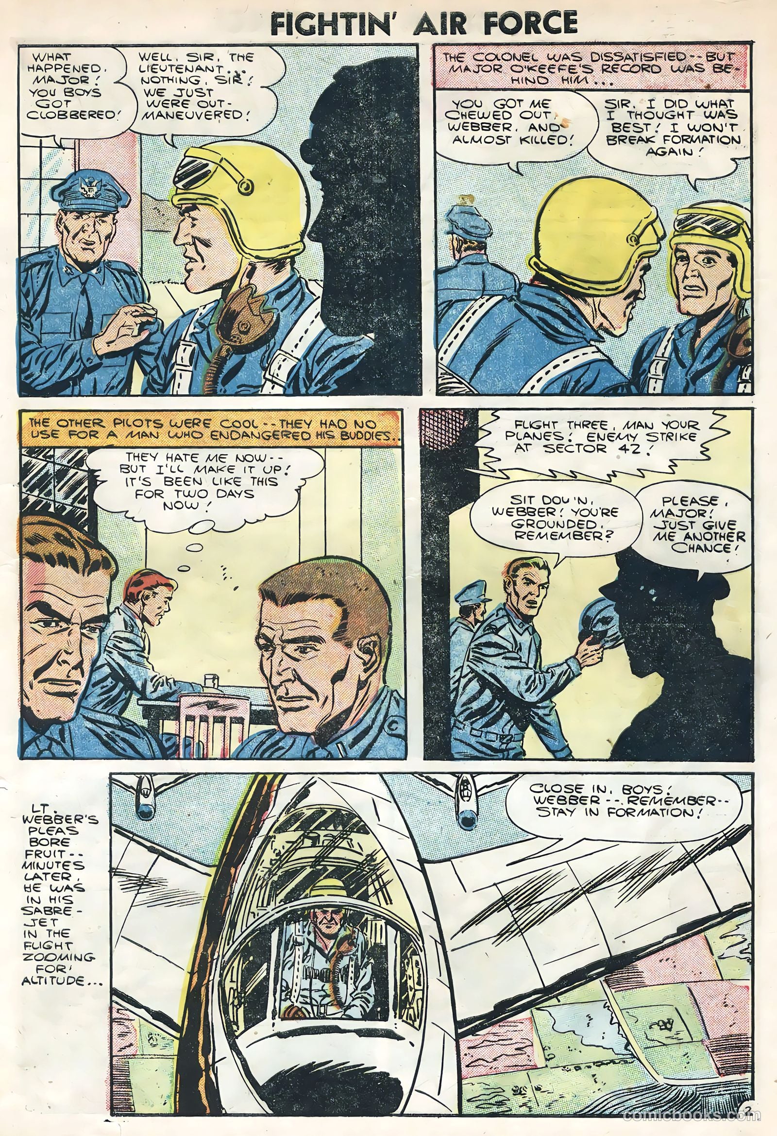 Fightin' Air Force #4 — page 9 of 36