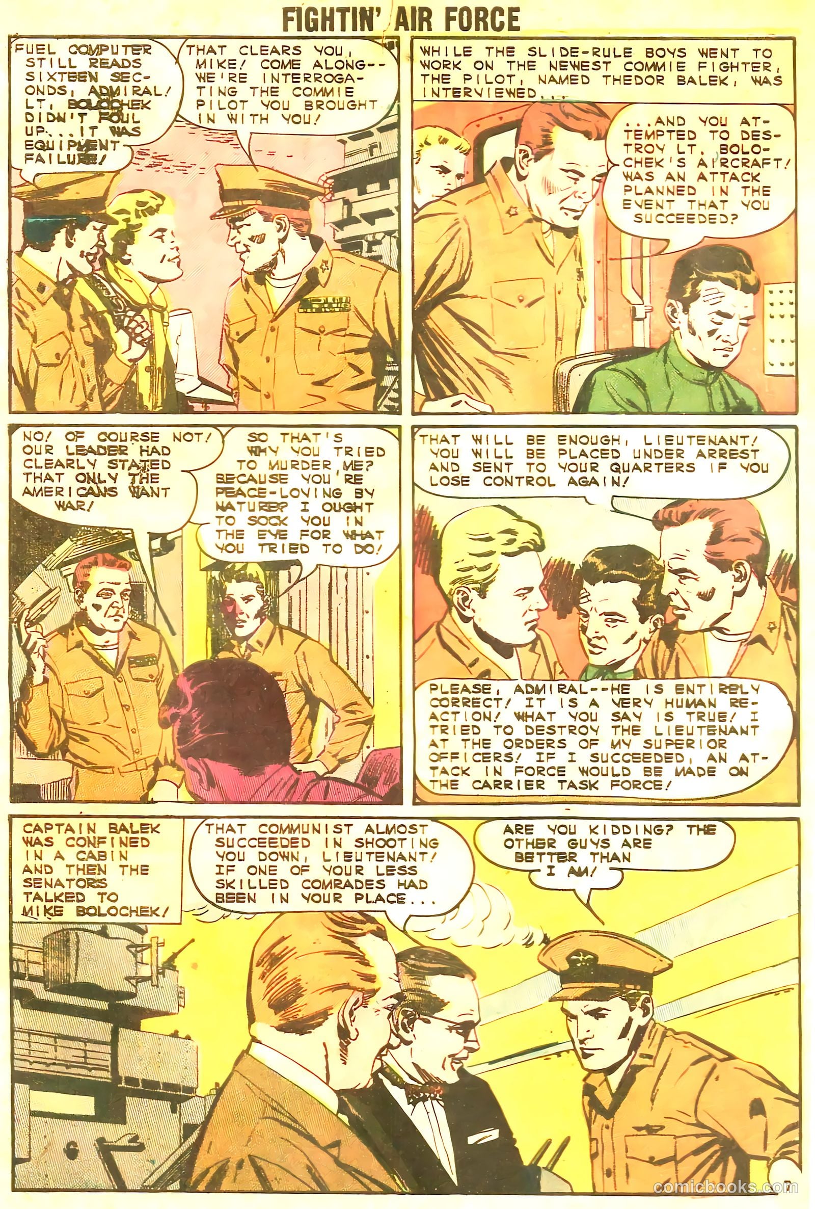 Fightin' Air Force #43 — page 32 of 36