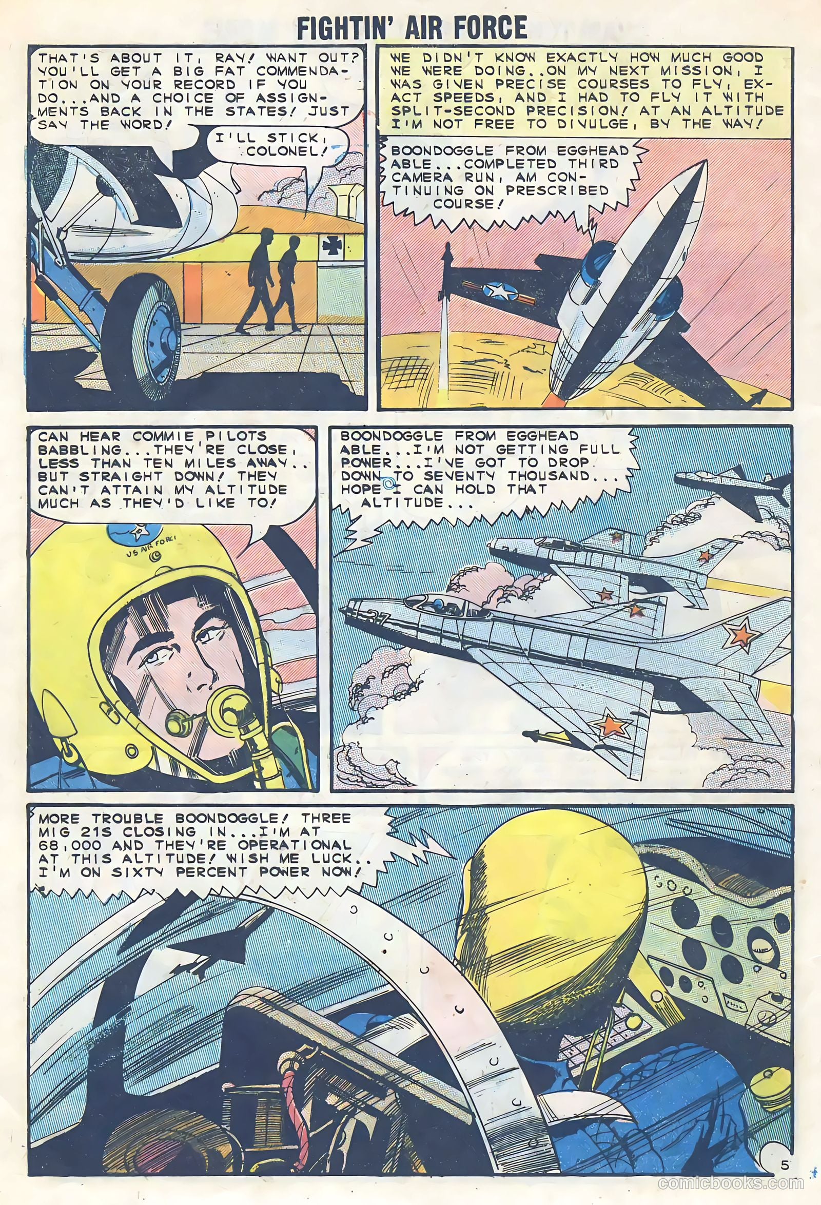 Fightin' Air Force #45 — page 8 of 36