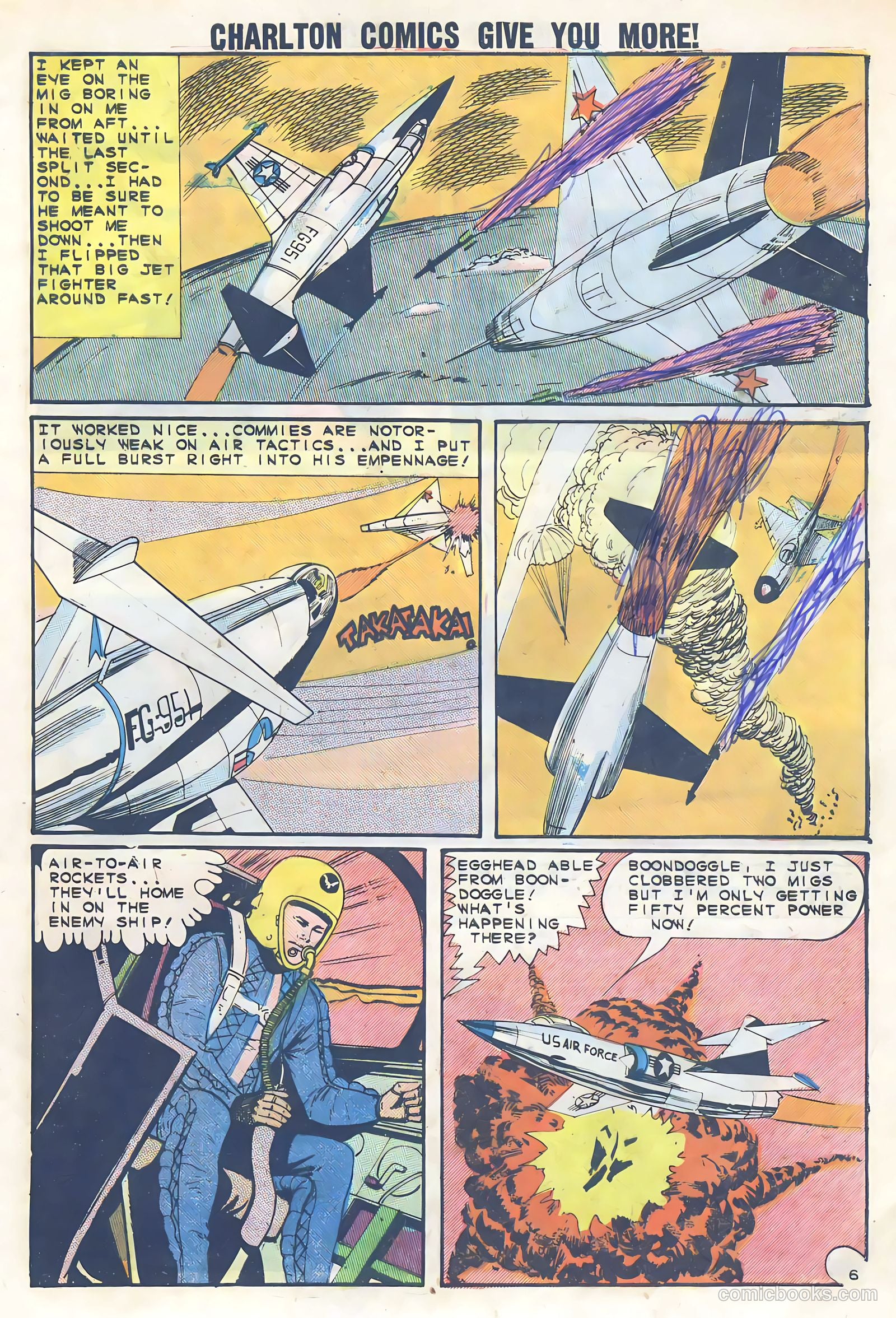 Fightin' Air Force #45 — page 9 of 36