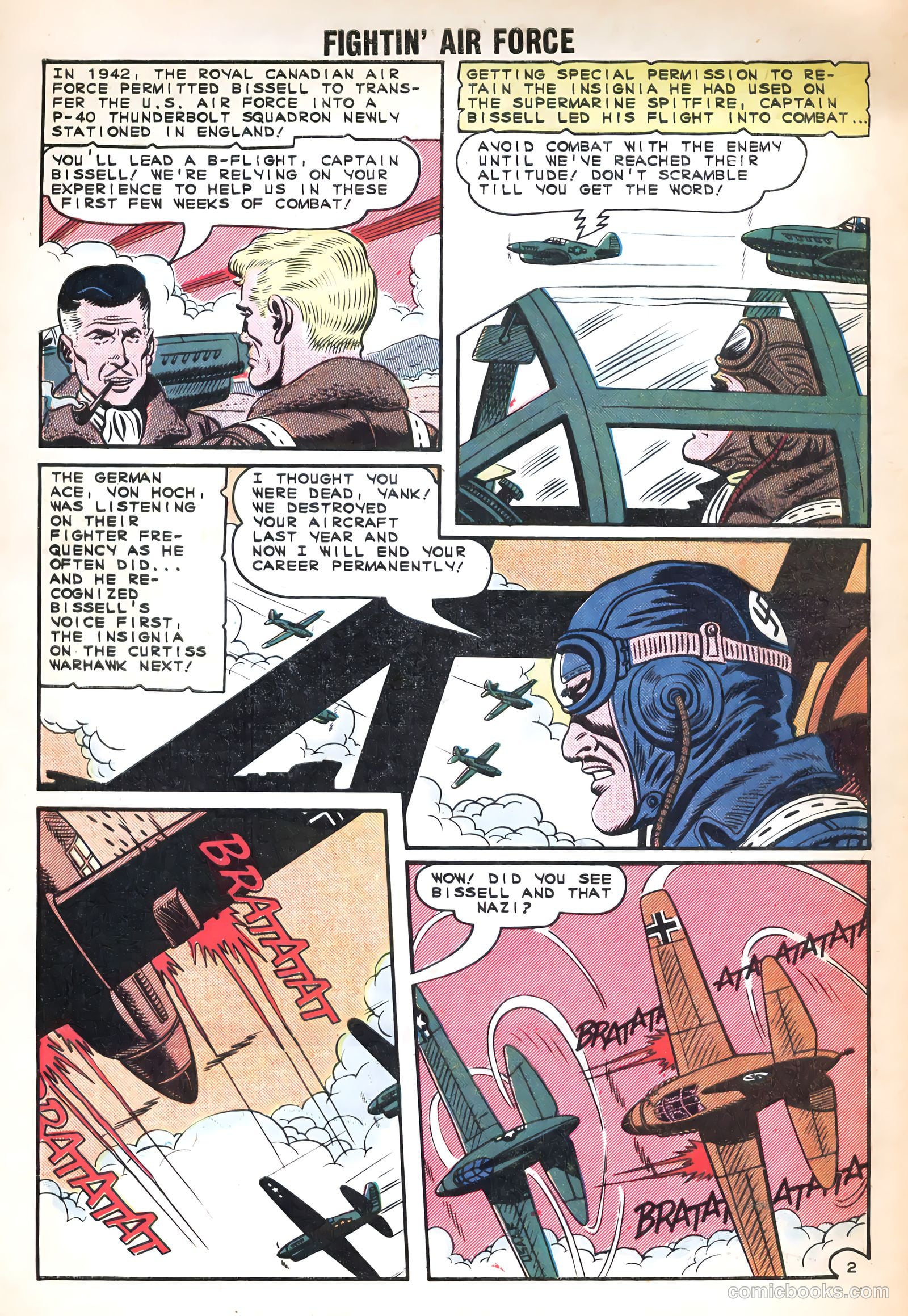 Fightin' Air Force #48 — page 32 of 37
