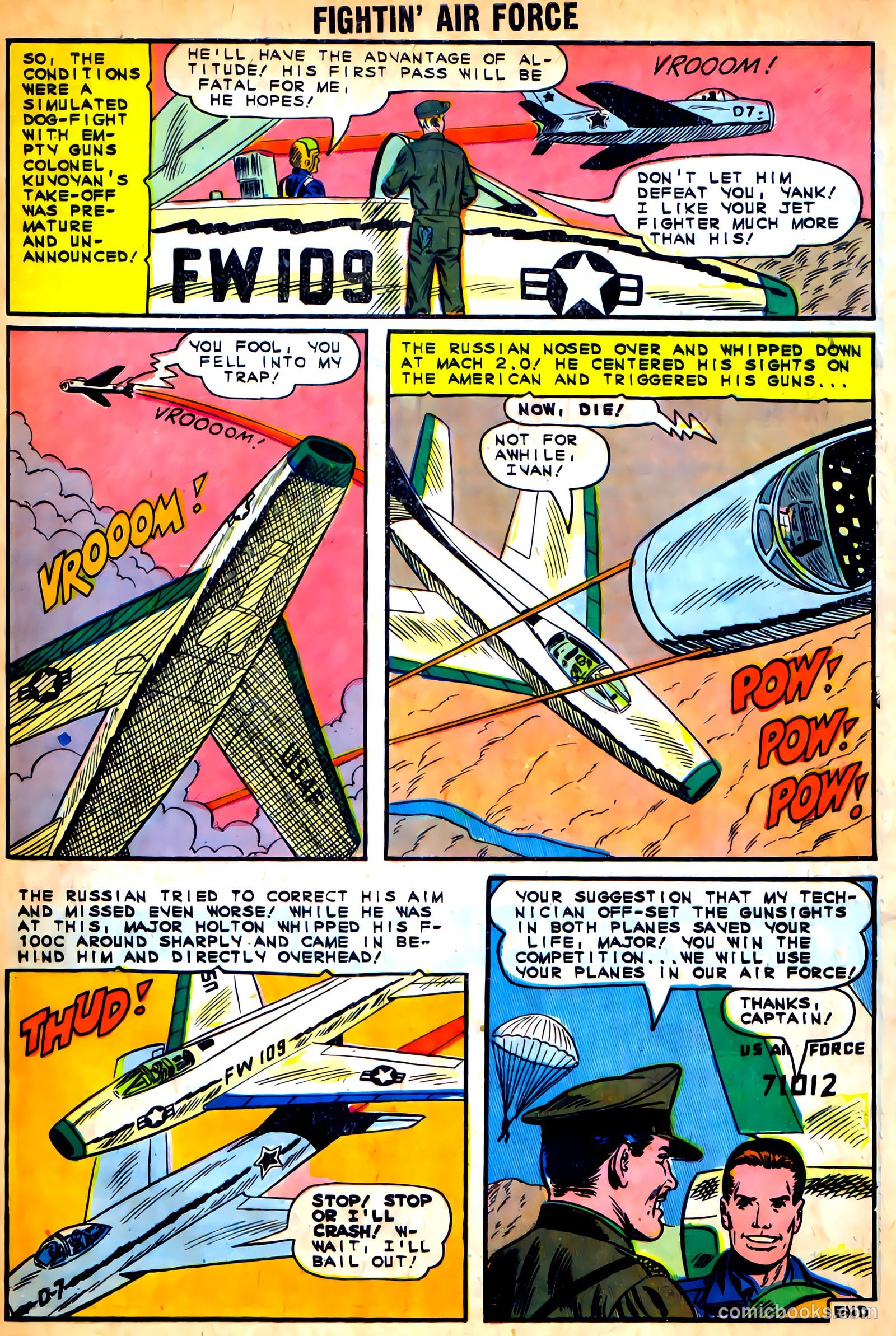 Fightin' Air Force #49 — page 33 of 36
