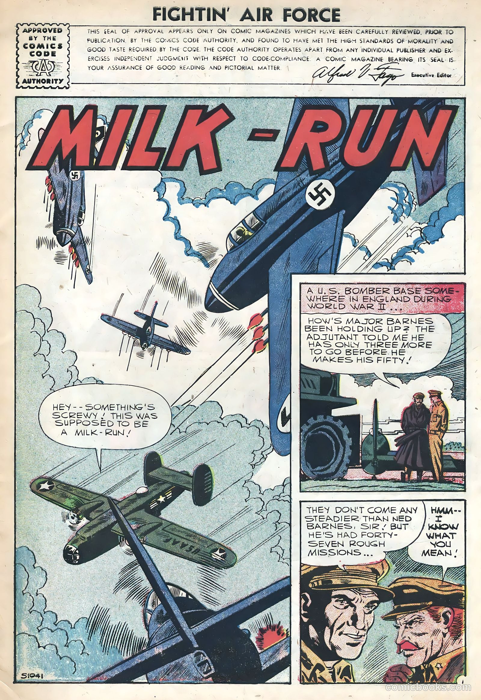 Fightin' Air Force #5 — page 3 of 36