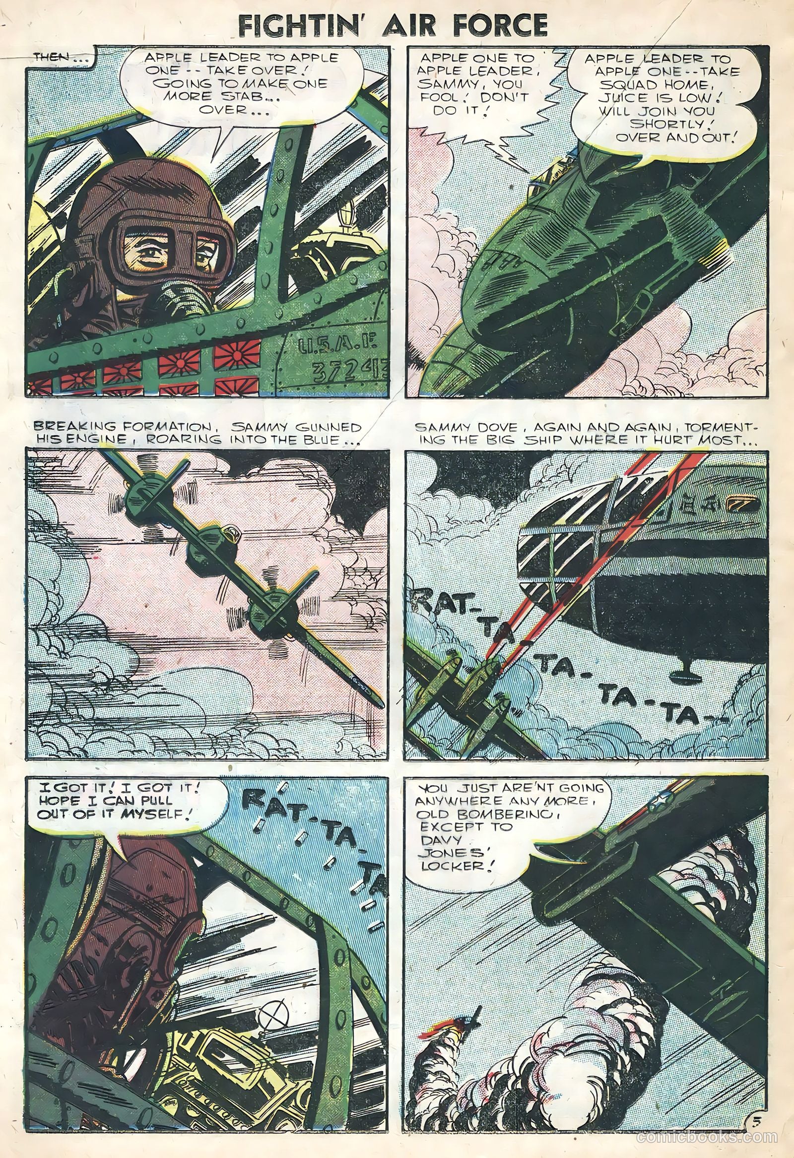 Fightin' Air Force #5 — page 16 of 36