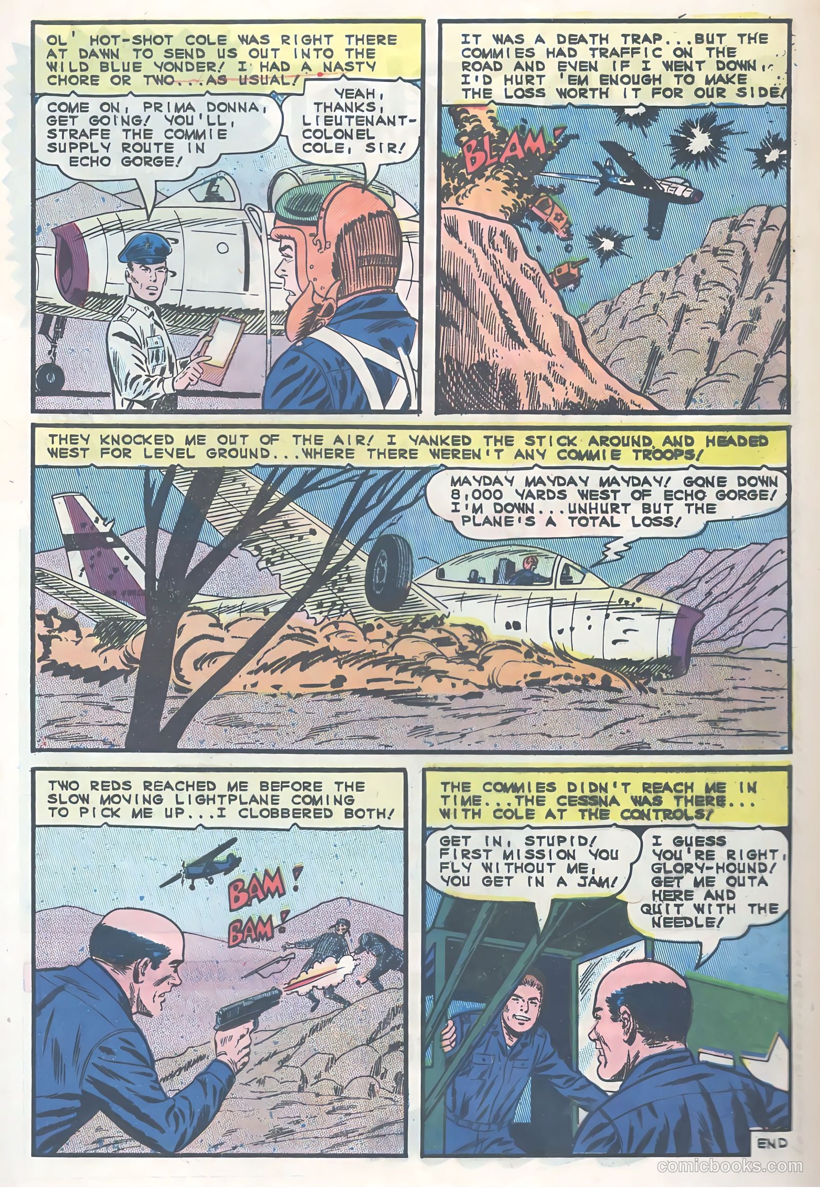 Fightin' Air Force #52 — page 33 of 36